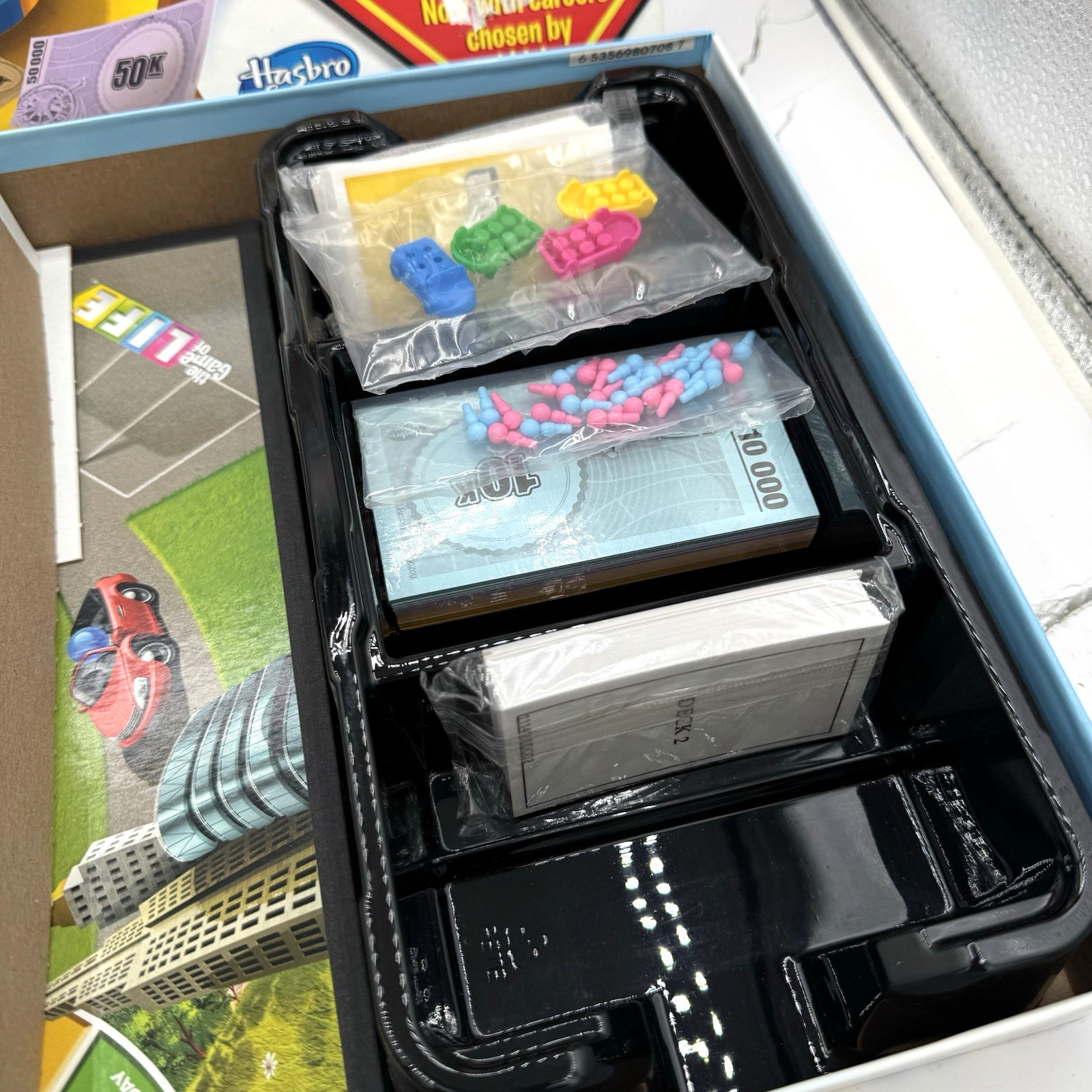 The Game Of Life 04000 Board Family Hasbro Gaming 2-4 Players 2014 Open Box