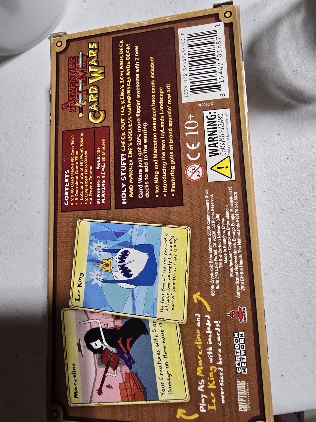 Adventure Time Card Wars Collector’s Pack ICE KING Vs MARCELINE COMPLETE