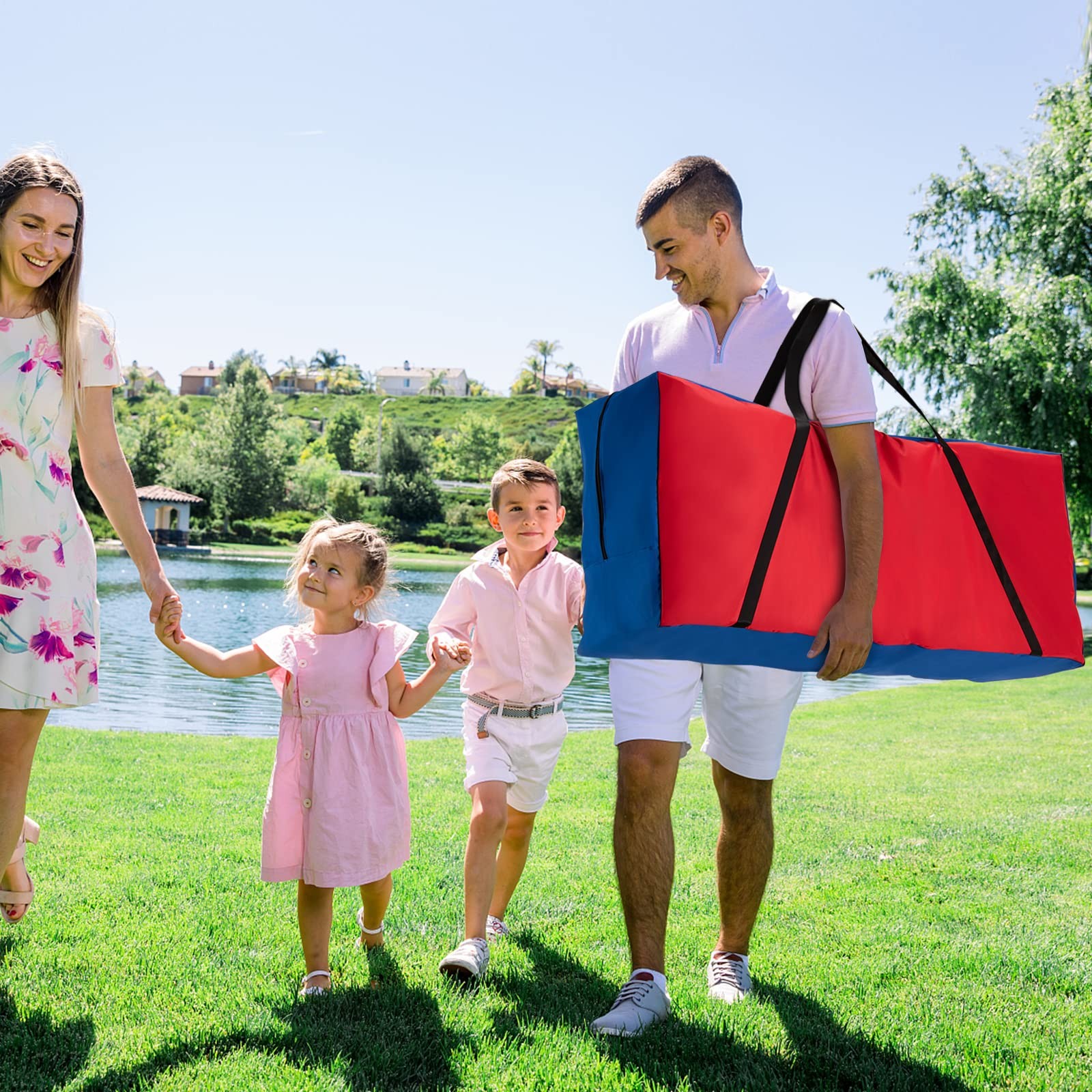 Giant 4 in A Row Carrying Bag, Storage Bag for Jumbo 4-to-Score Giant Game Set