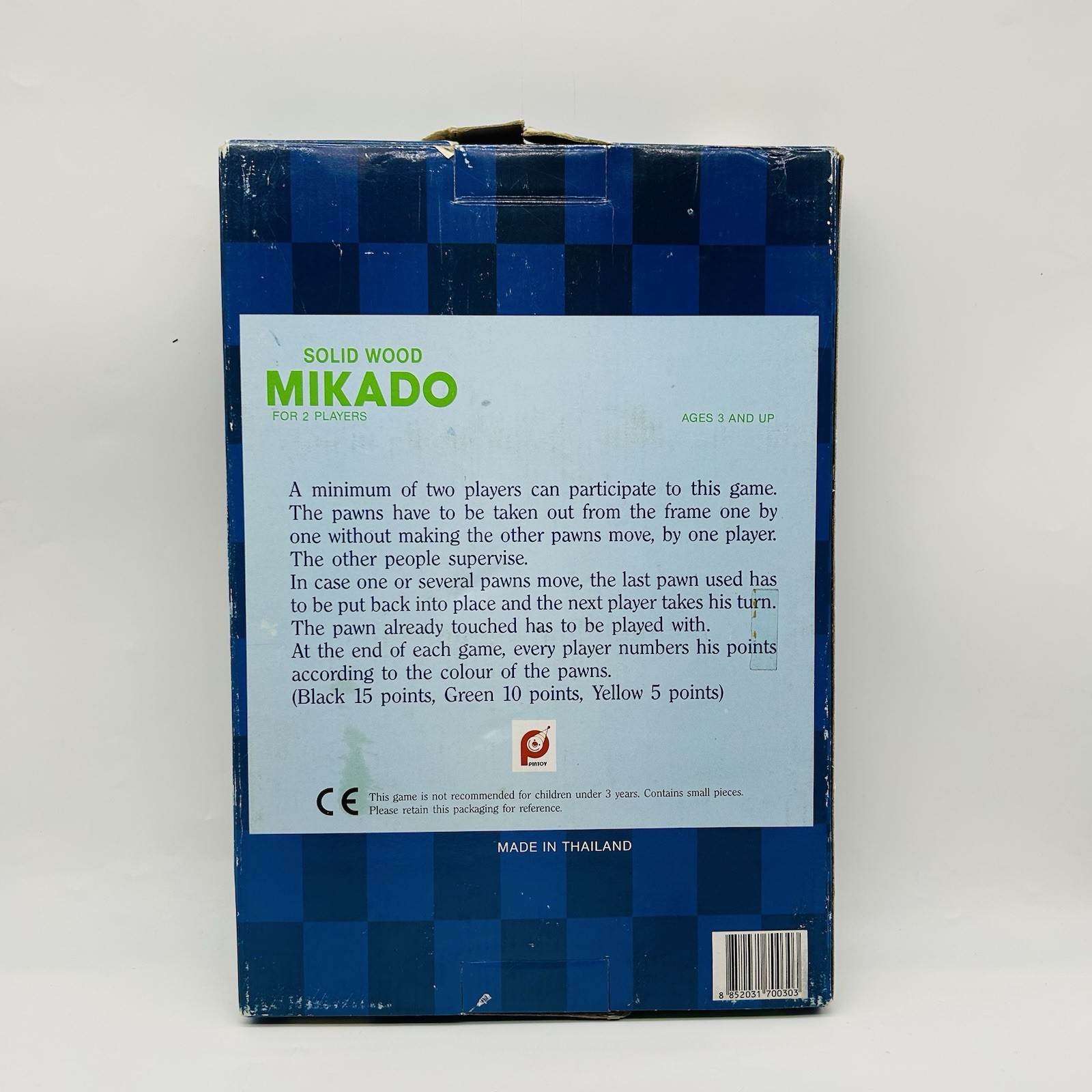 Mikado Bits and Pieces Wooden Board Game Pieces Sealed Complete Thailand