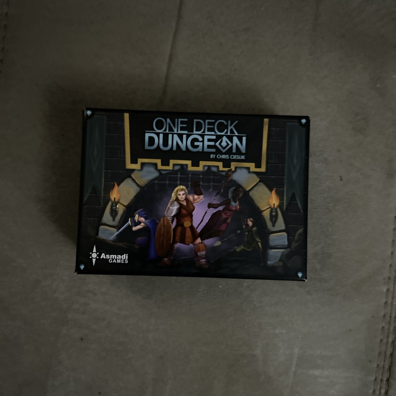 One Deck Dungeon Board Game Asmadi Games Cooperative