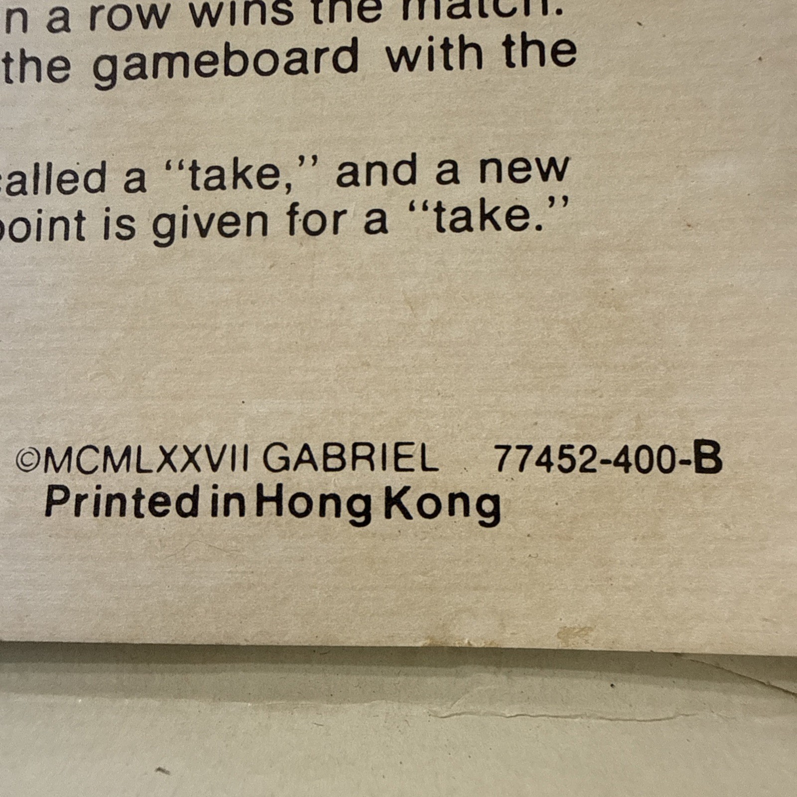 Vintage Take 5 Strategy Peg Game (1977, Gabriel) Complete