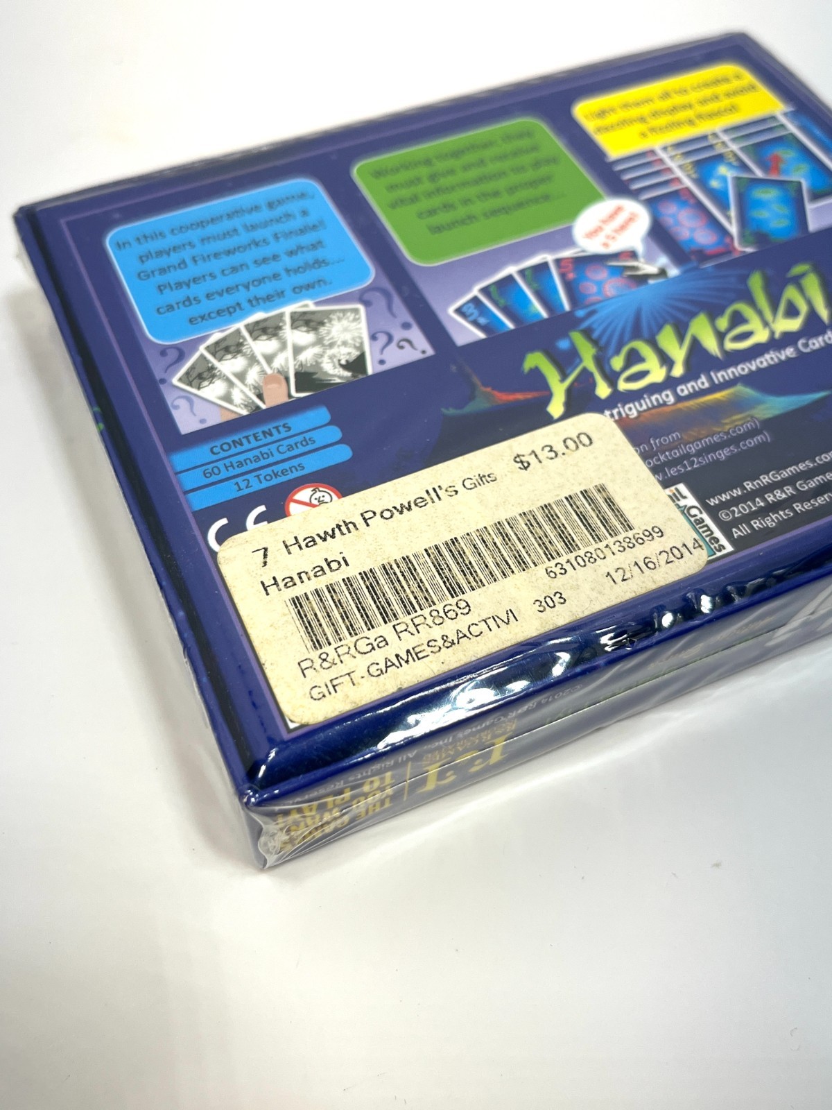 NEW Lot of 2 HANABI + PICTUREKA Card Game R&R Games Parker Brothers Family Party