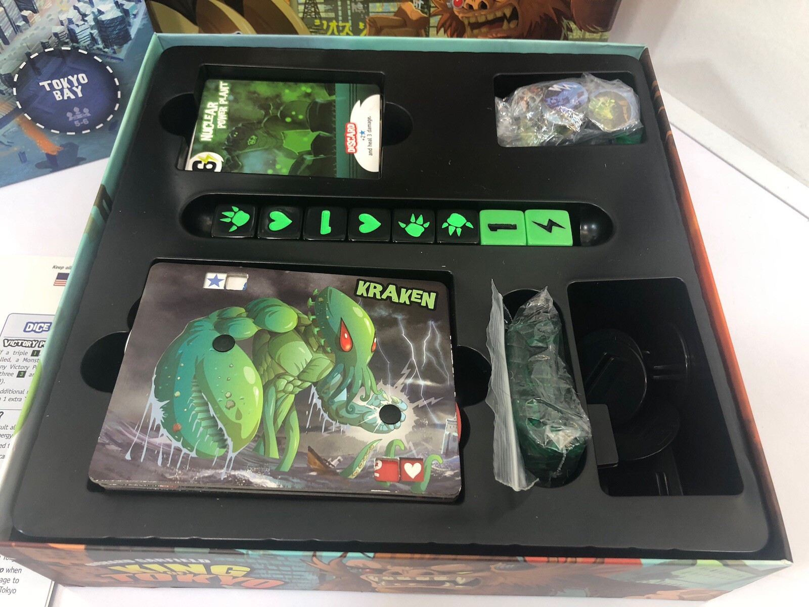 King of Tokyo Board Game + Halloween Pack LOT OF 2! IELLO Richard Garfield