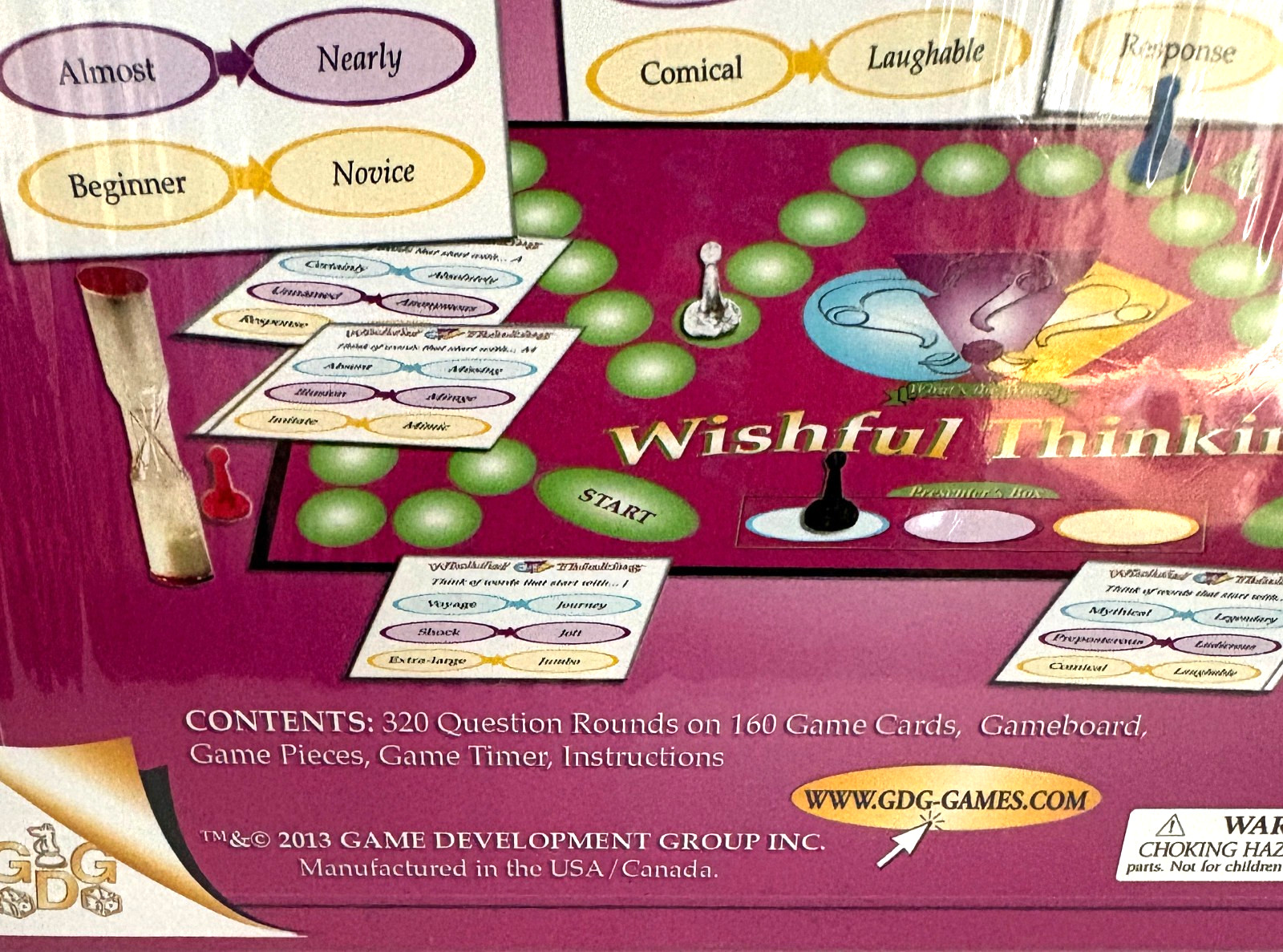 GDG Wishful Thinking 2013 Board Game Ages 14 to Adult, 2 or More Players, New