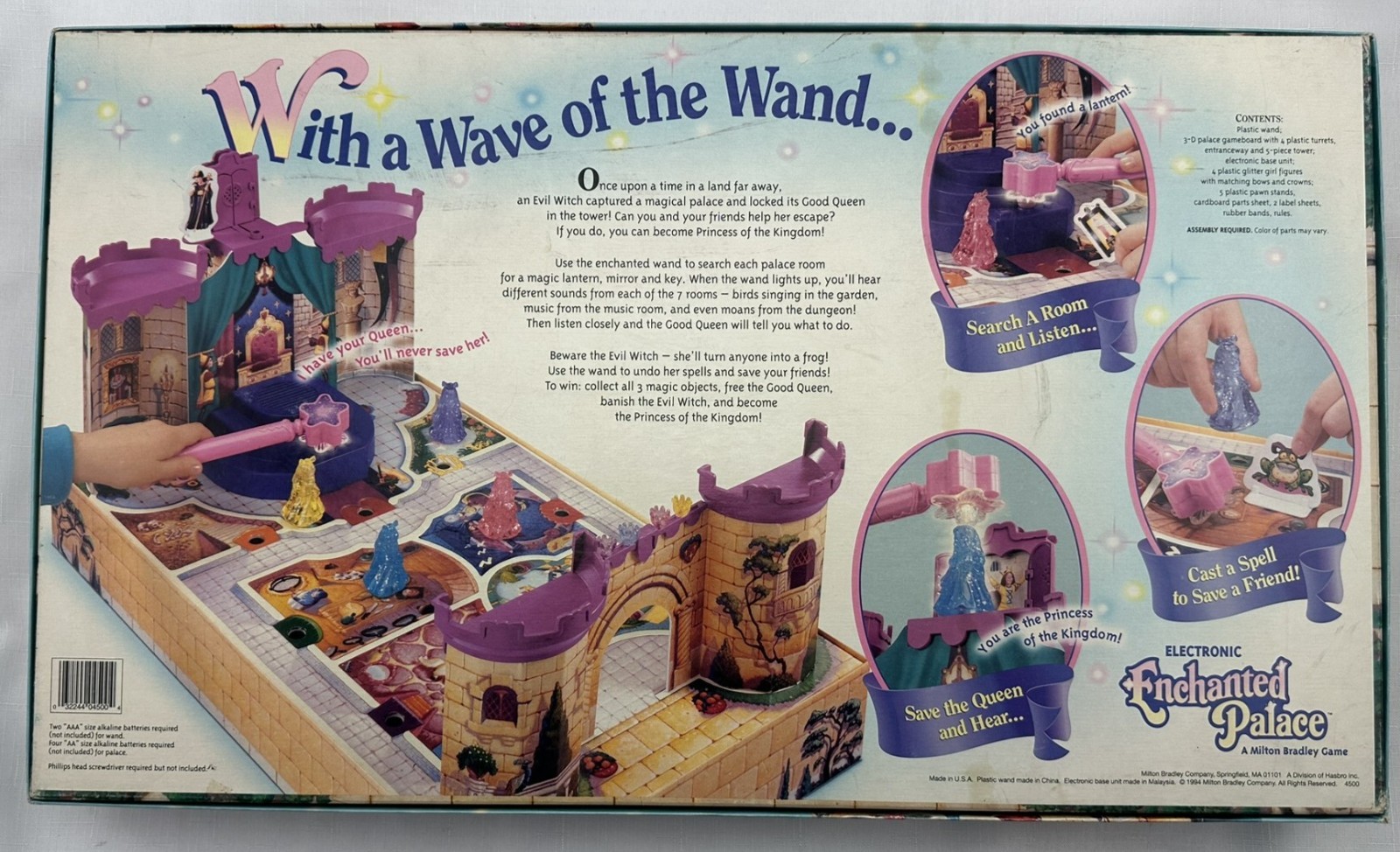 1994 Enchanted Palace Board Game by Milton Bradley New Old Stock FREE SHIPPING