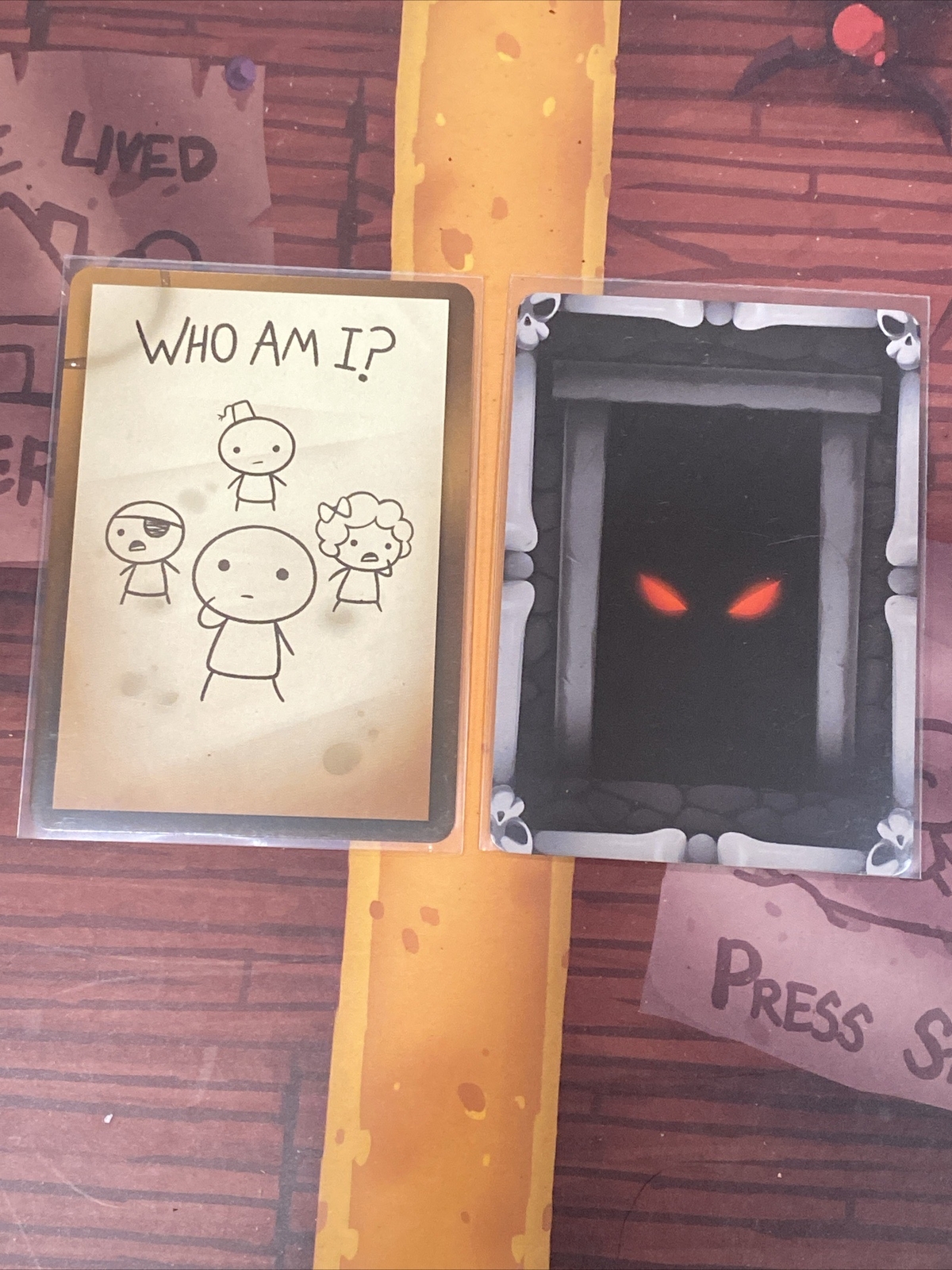 Binding of Isaac Four Souls Promo Cards Holo Foil GREEN The Bloat LONG HAIR Eden