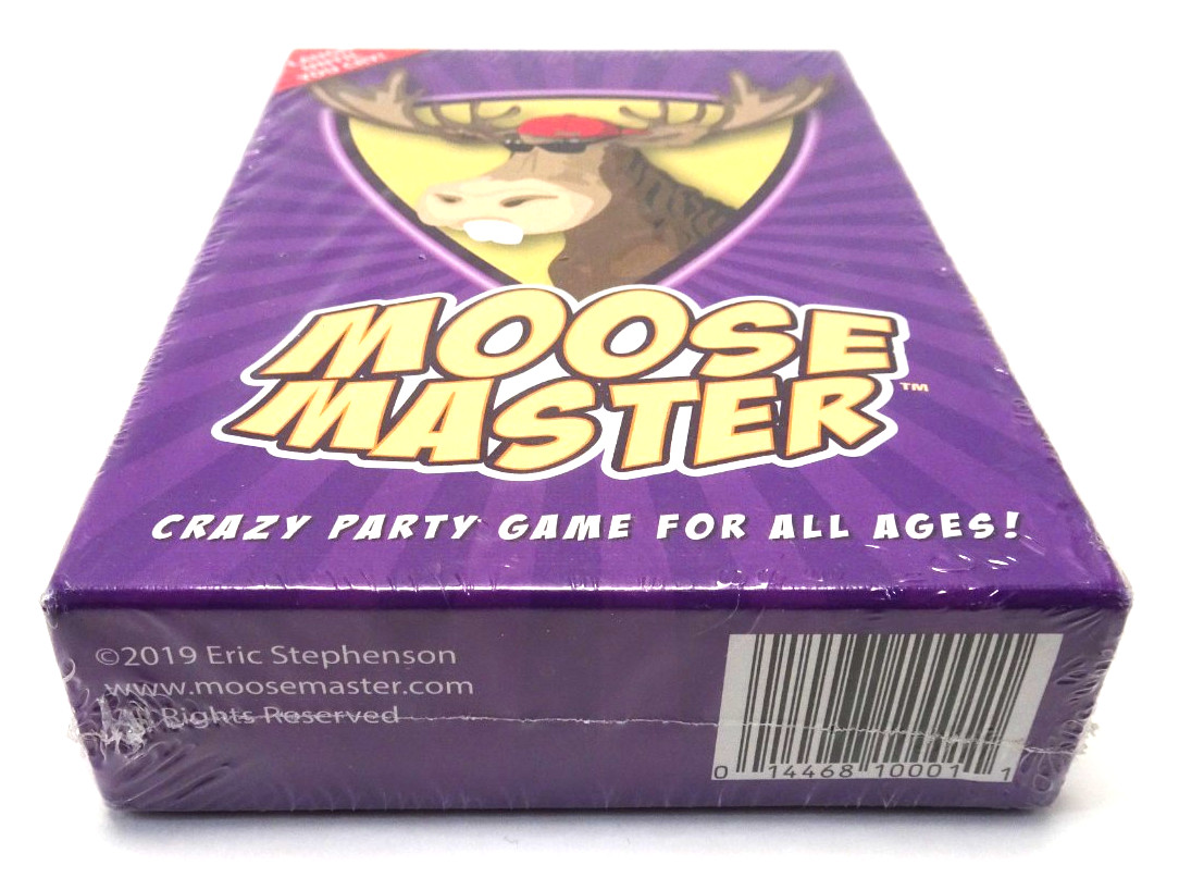 Moose Master Card Game Crazy Party Game All Ages Boomer Games 2019 SEALED BOX