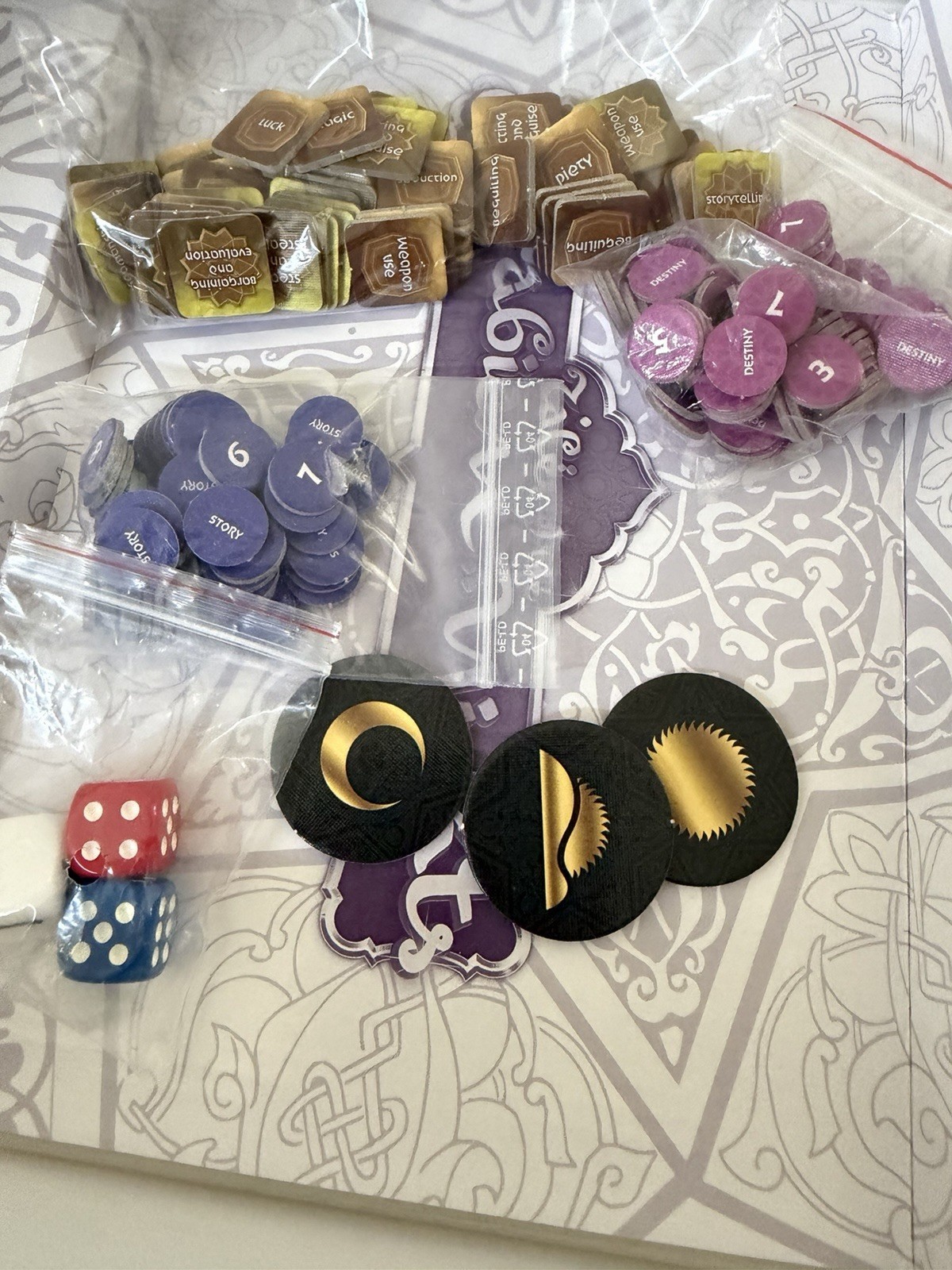 Zman Games Tales of the Arabian Nights Storytelling BoardGame Complete
