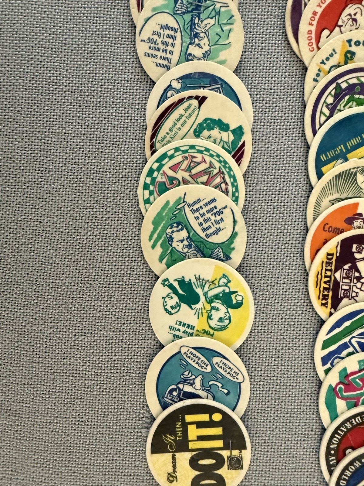 World POG Federation~95+ Original Pogs~Matte Finish Milk Caps~Little Tab~Staple