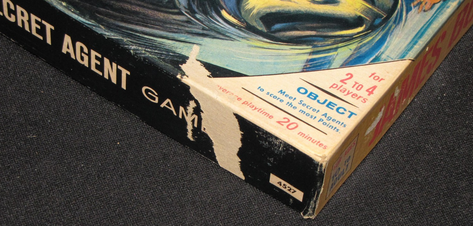 James Bond-Secret Agent 007 Game; 1964 Milton Bradley, Sean Connery Version
