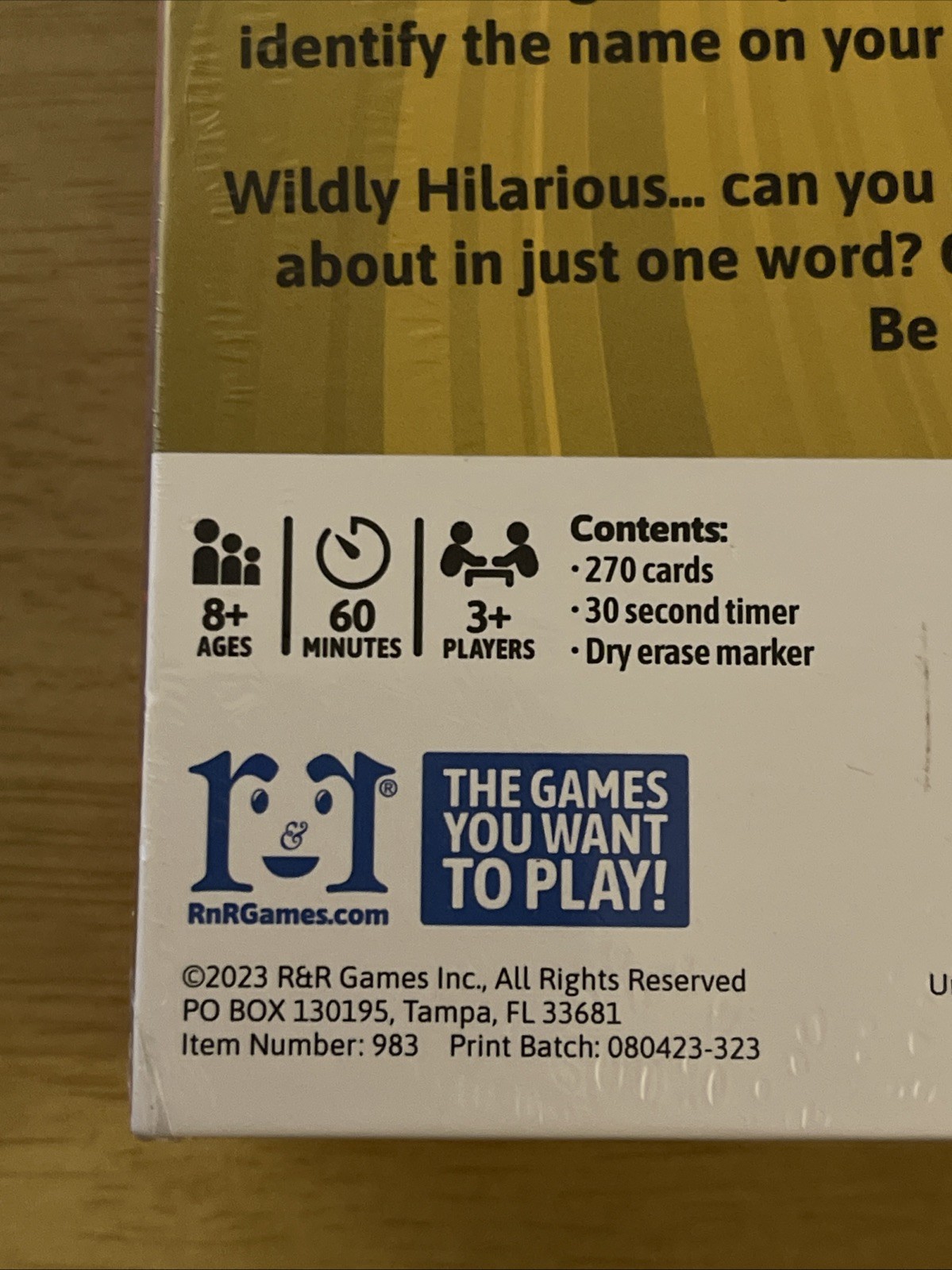 Time’s Up Family Edition Party Family Game R & R Games Charades RRG983