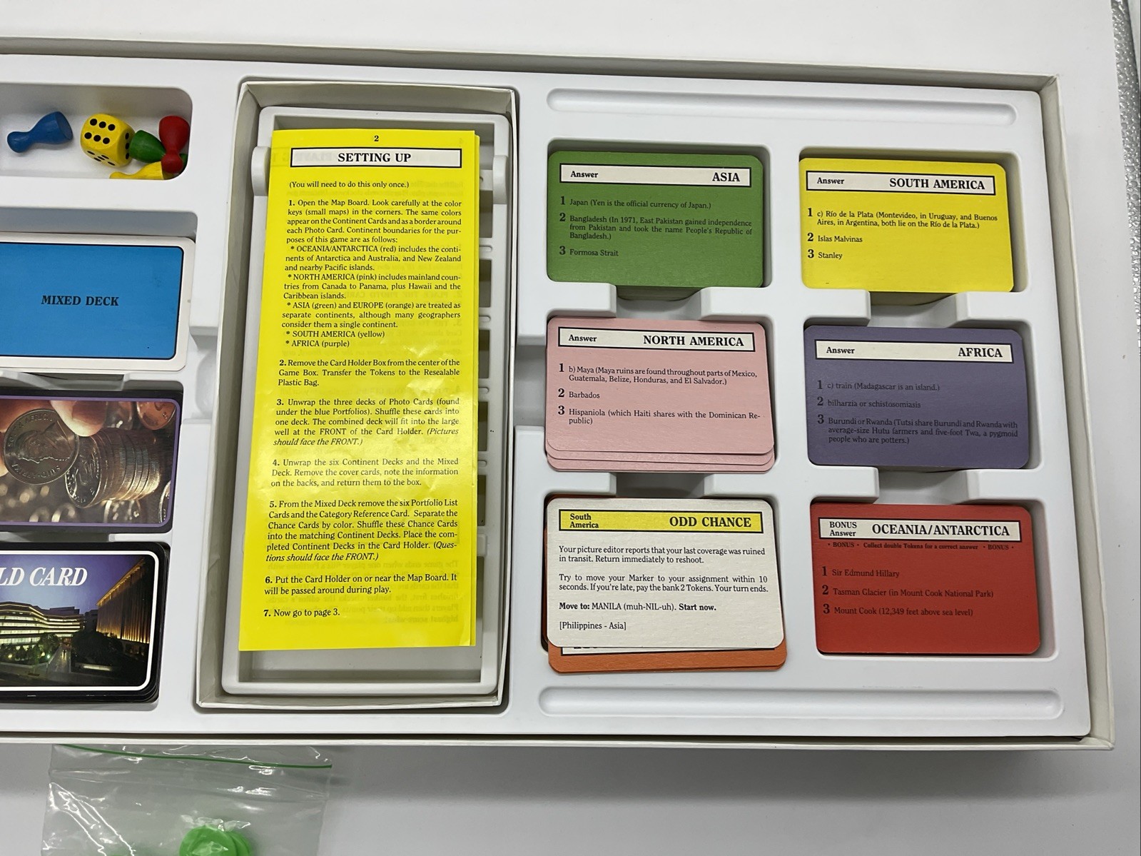 On Assignment With National Geographic Travel Board Game Vintage