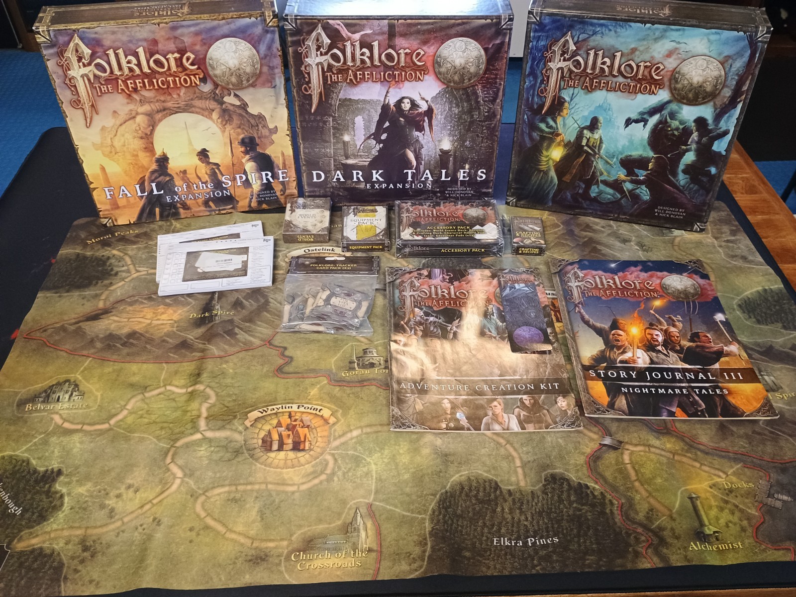 Folklore the Affliction Board Game Collection with Dark Tales