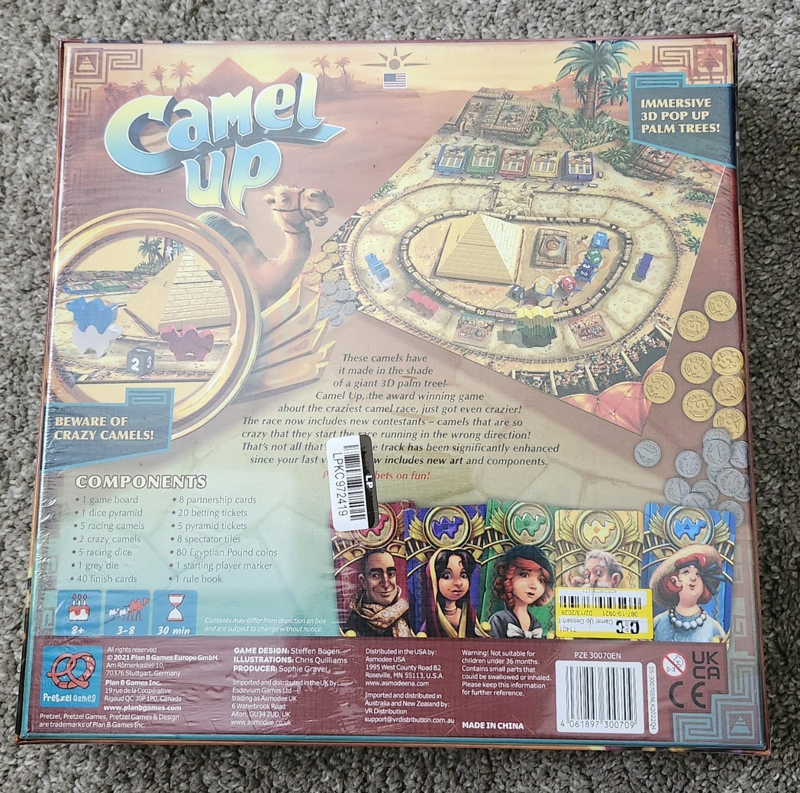 Camel Up Board Game by Pretzel Games 2nd Edition – New & Sealed!