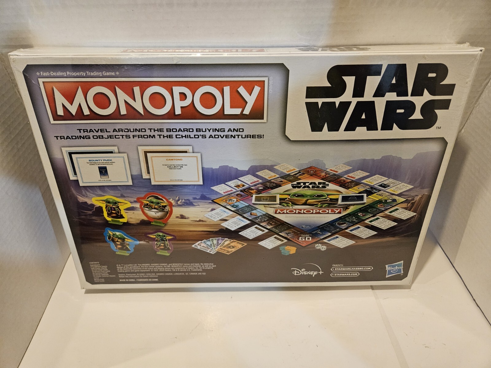 Star Wars The Mandalorian Monopoly Disney Hasbro *Sealed* Grogu baby yoda