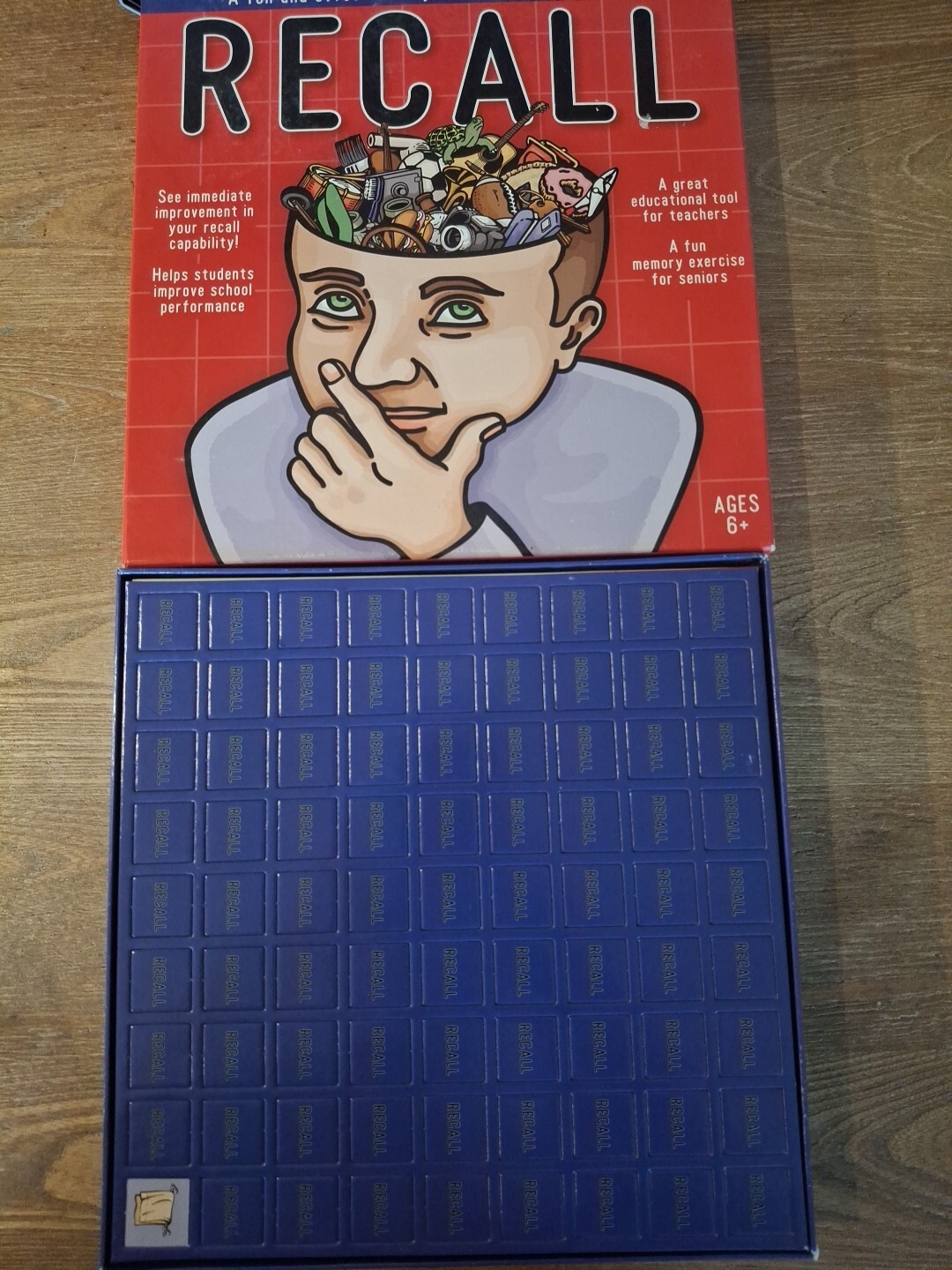 Recall Memory Game – The Fun and Effective Memory Improvement Tile Game NIB
