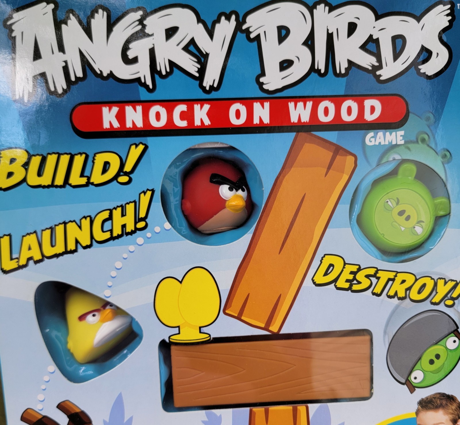 NEW NIP Angry Birds Knock On Wood Game Toy 2012