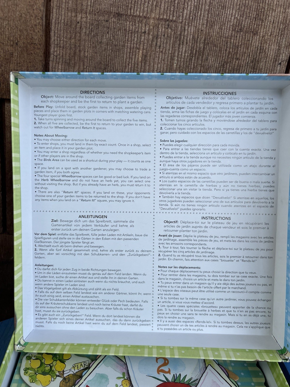 Gathering a Garden Board Game for Kids -eeBoo