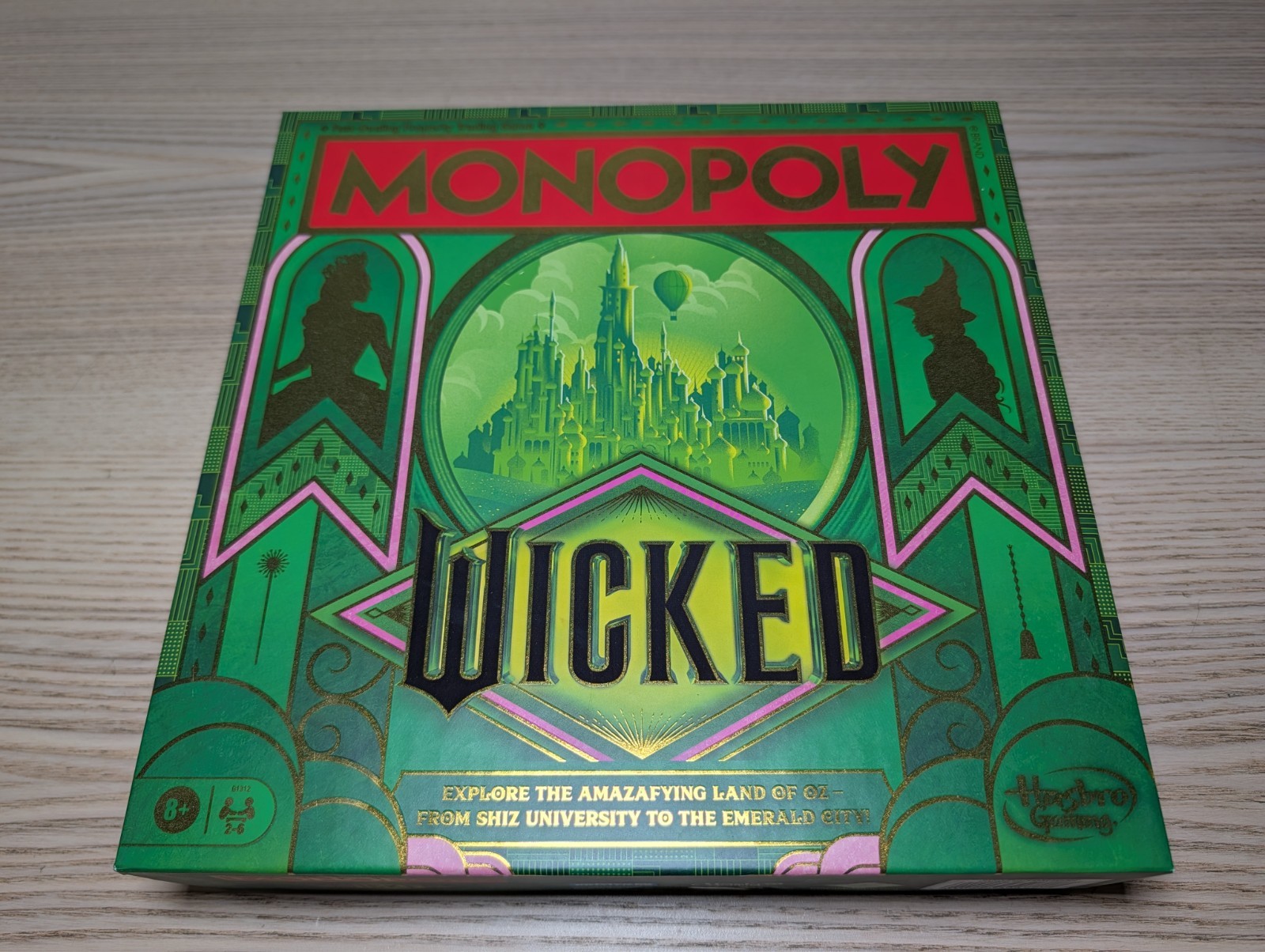 Monopoly Wicked Edition Board Game Inspired by The Motion Picture – New