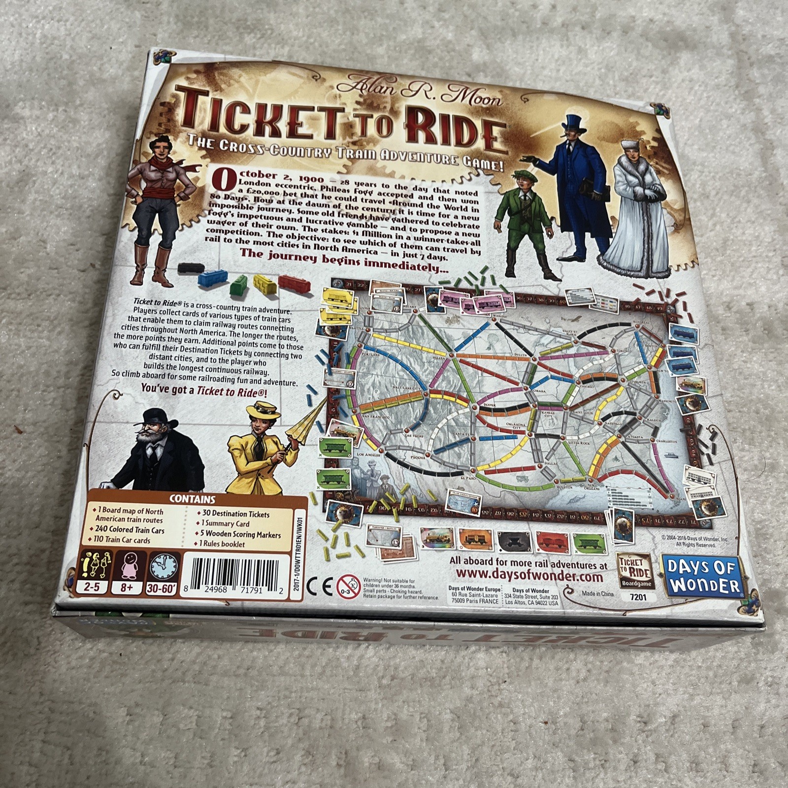 Ticket To Ride Board Game – Complete!