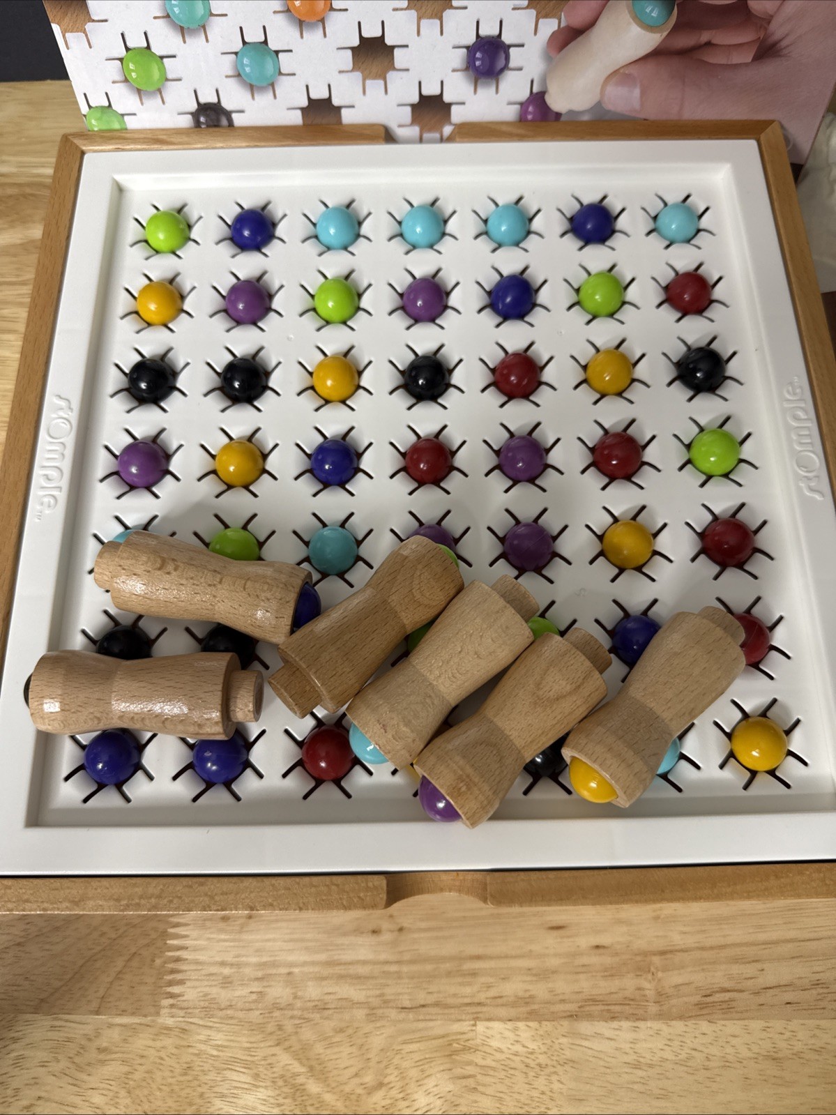 Stomple Board Game- Marbles Brain Workshop – 100% Complete French & Eng Rules