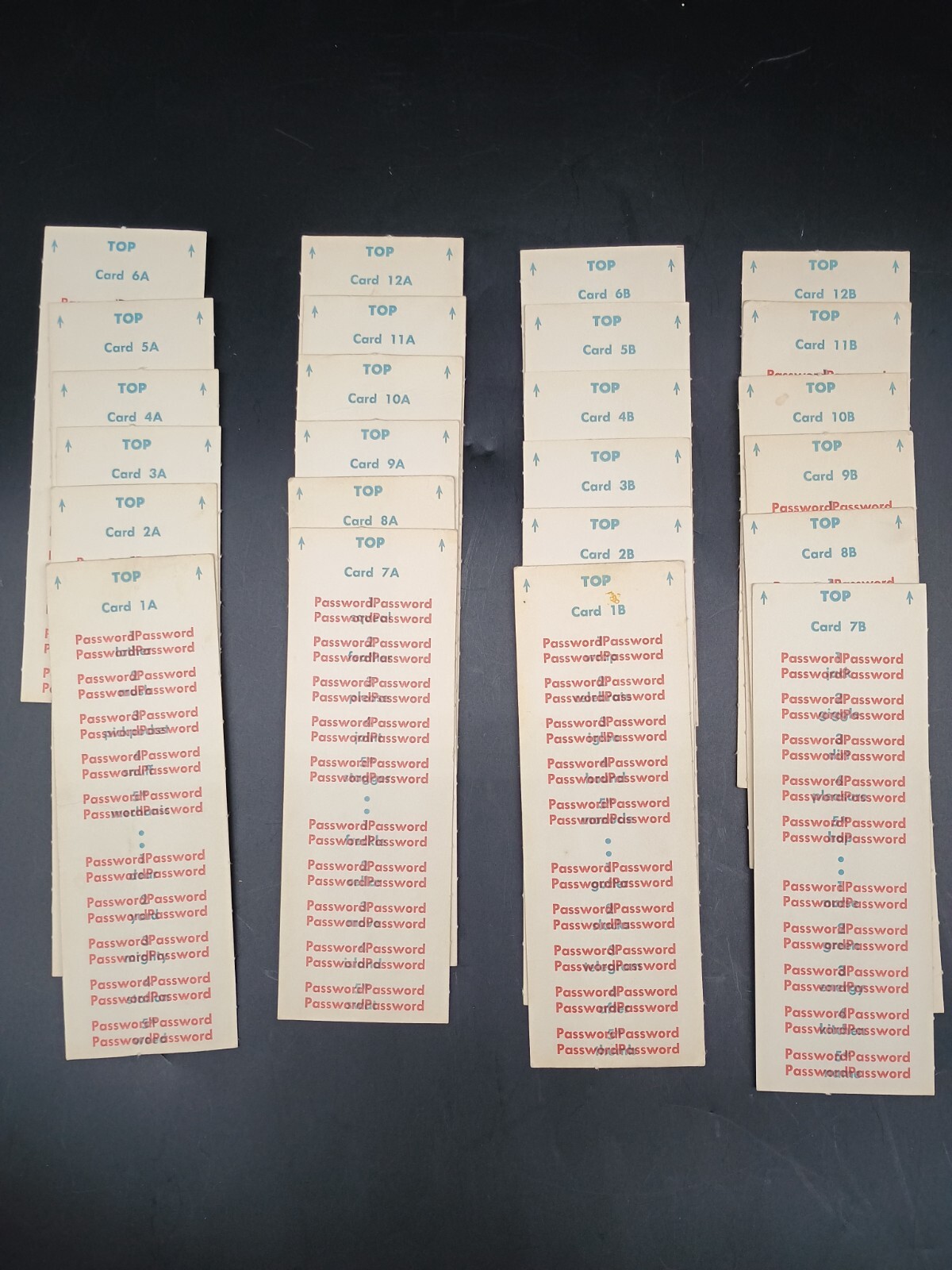 Password Game 4260 by Milton Bradley 4 Volumes 1, 2, 3 & 5 VINTAGE 1960s