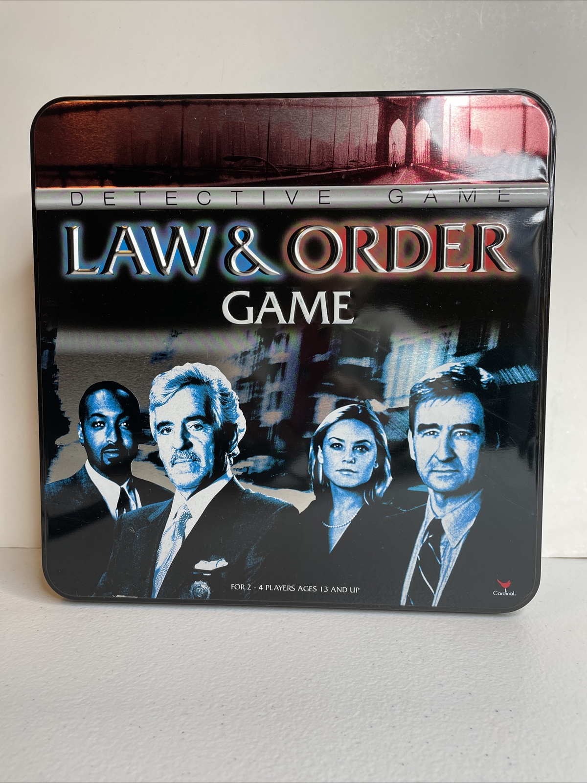 Law & Order Detective Game In Tin 2-4 Players Ages 13+ NEW