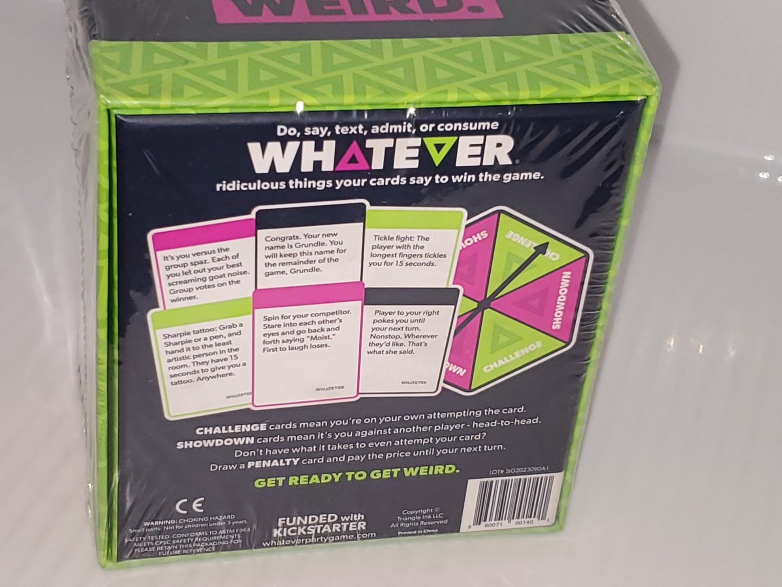 WHATEVER: The Party Game of Awkward Challenges,Hilarious,Lots Of Fun.NEW SEALED