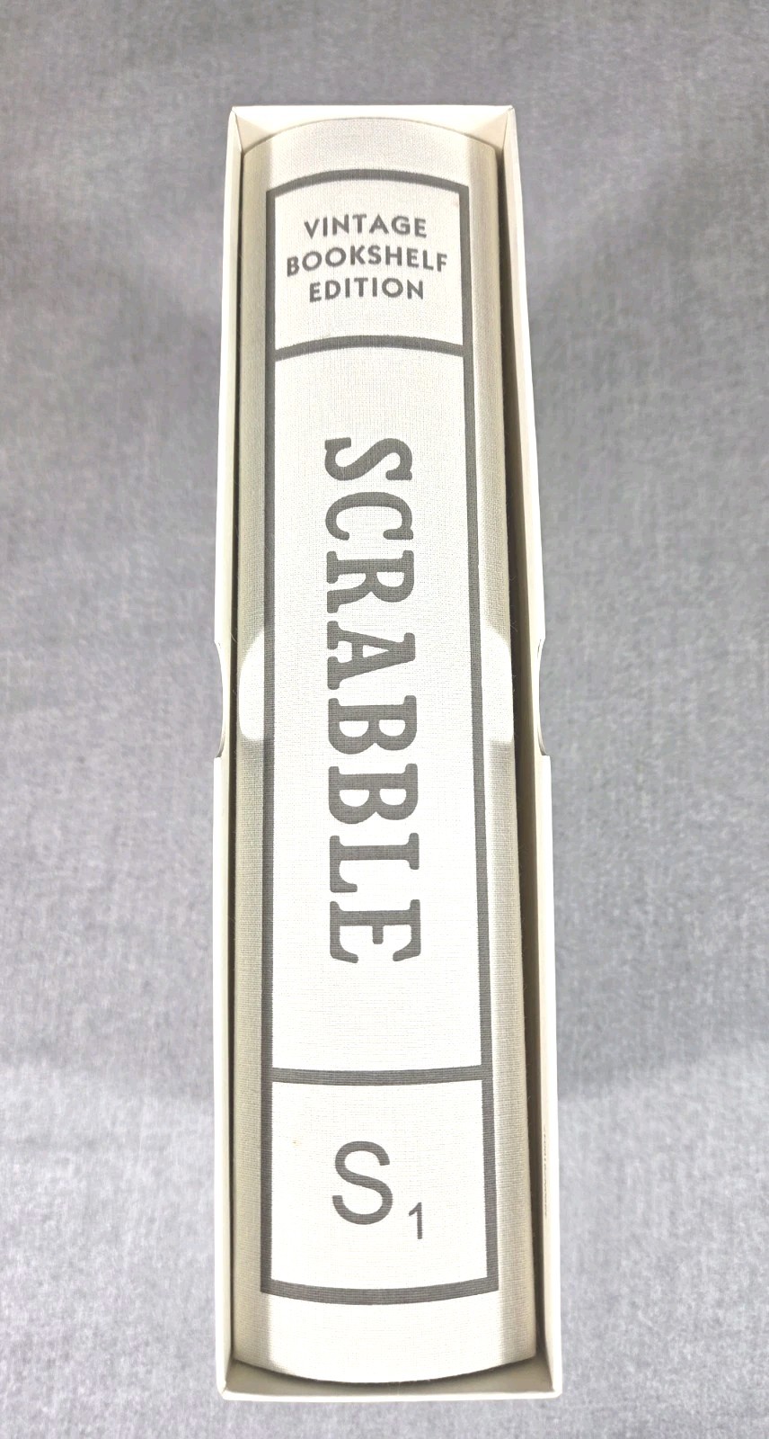 Hasbro Vintage Bookshelf Edition Scrabble Crossword Game 2 To 4 Players Open Box