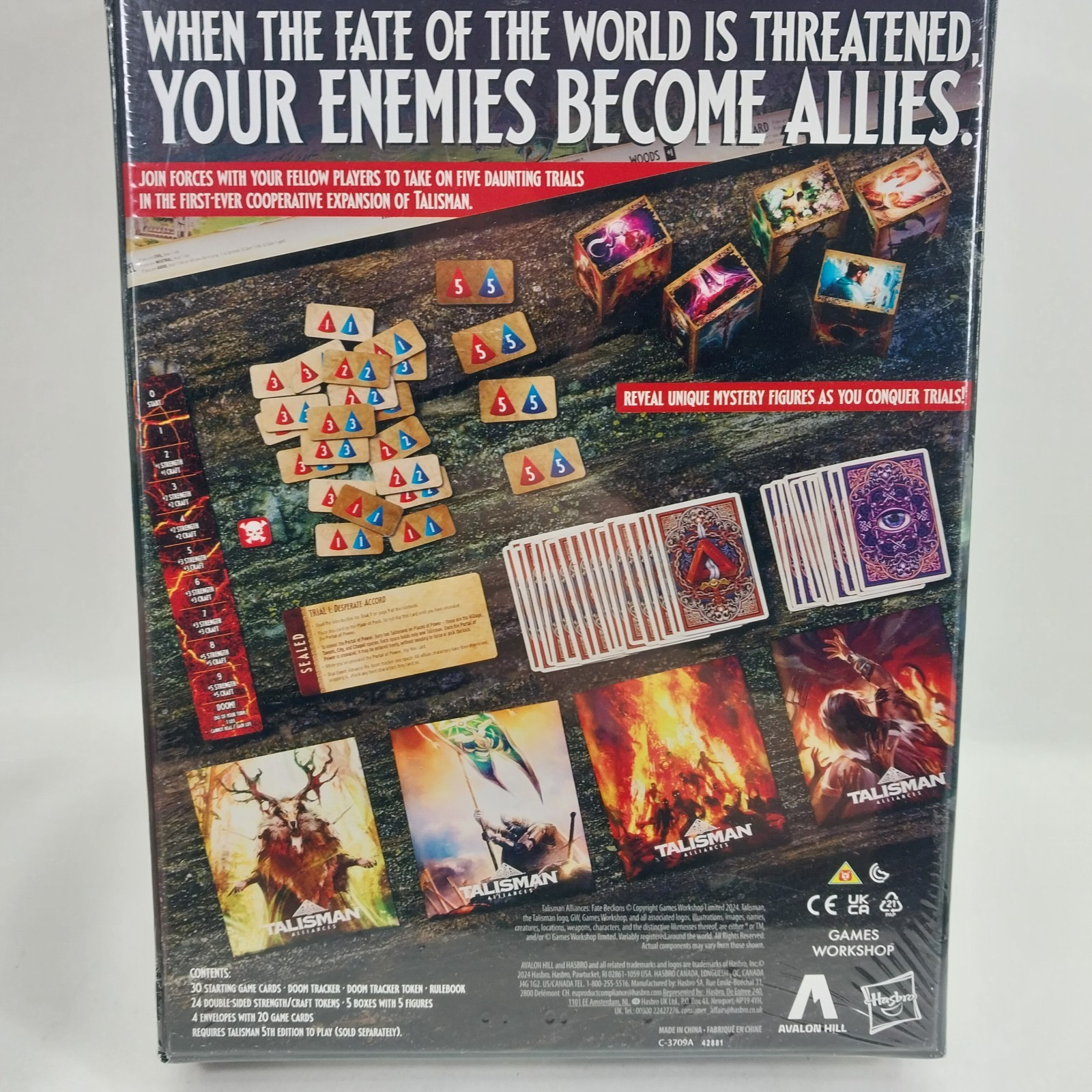 2x Hasbro Gaming Talisman Alliances: Fate Beckons Board Game Expansion Strategy