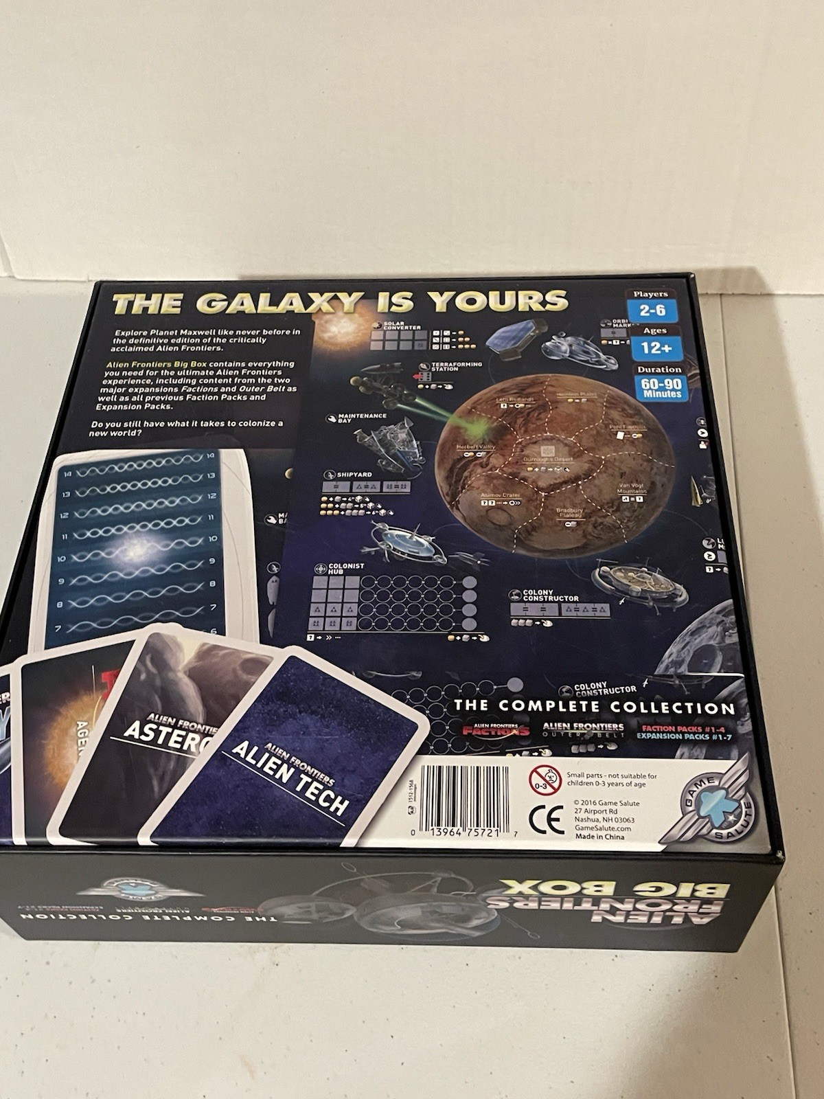 Alien Frontiers Big Box Game Factions Faction Pack 1-4 Expansion 1-7 Outer Belt