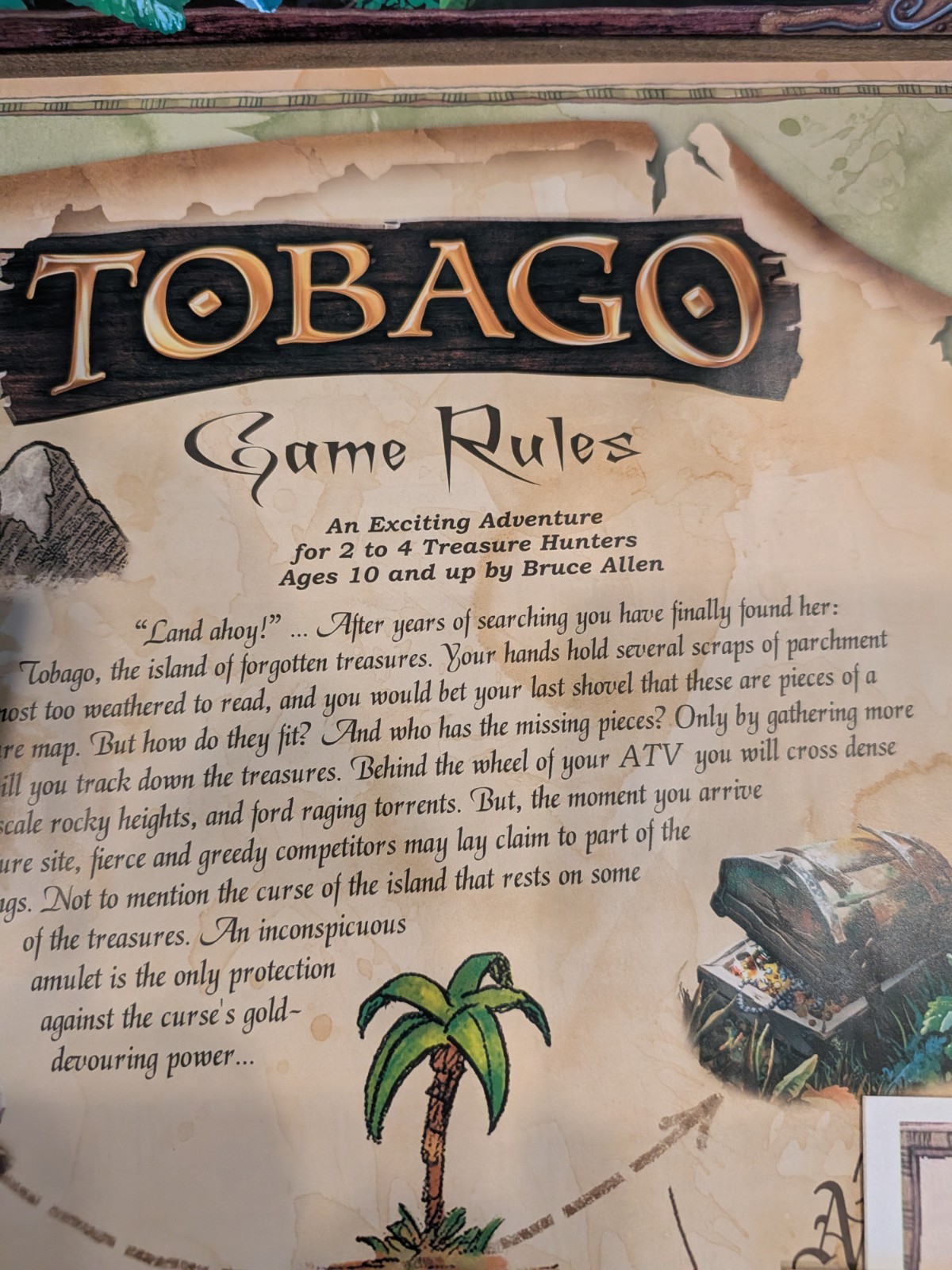 Tobago Board Game With VOLCANO expansion NiS – Crazy Price! Flat Shipping!