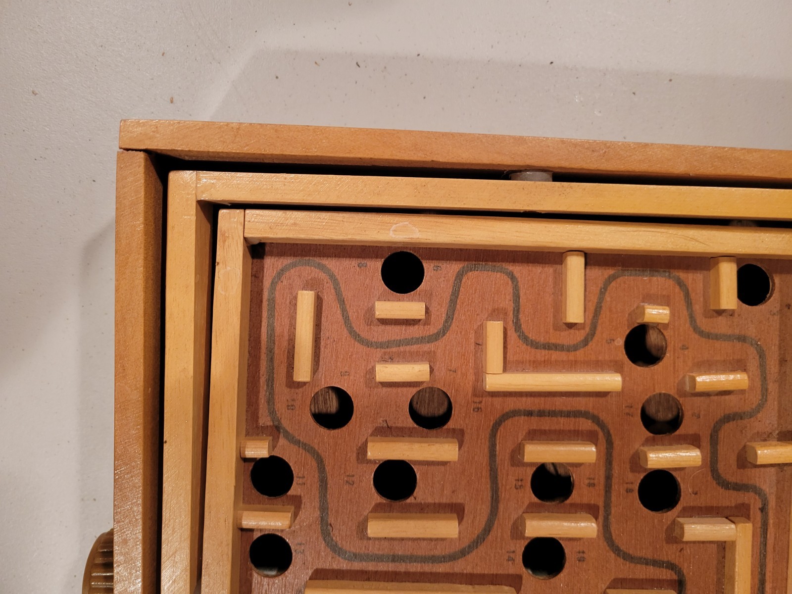 Vintage Labyrinth Used Loose Maze Marble Balance Game Lot Of 2 Large & Small Set