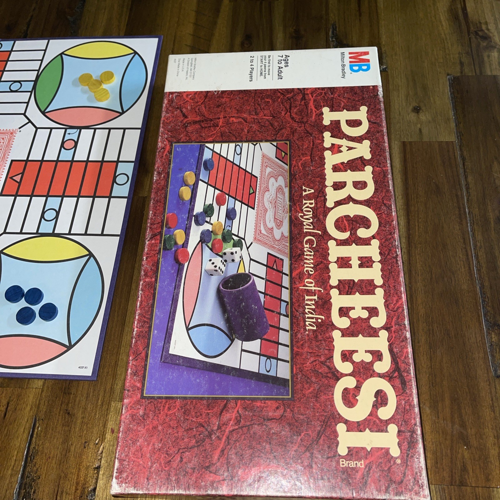Milton Bradley Parcheesi Board Game 2-4 Players (4037)