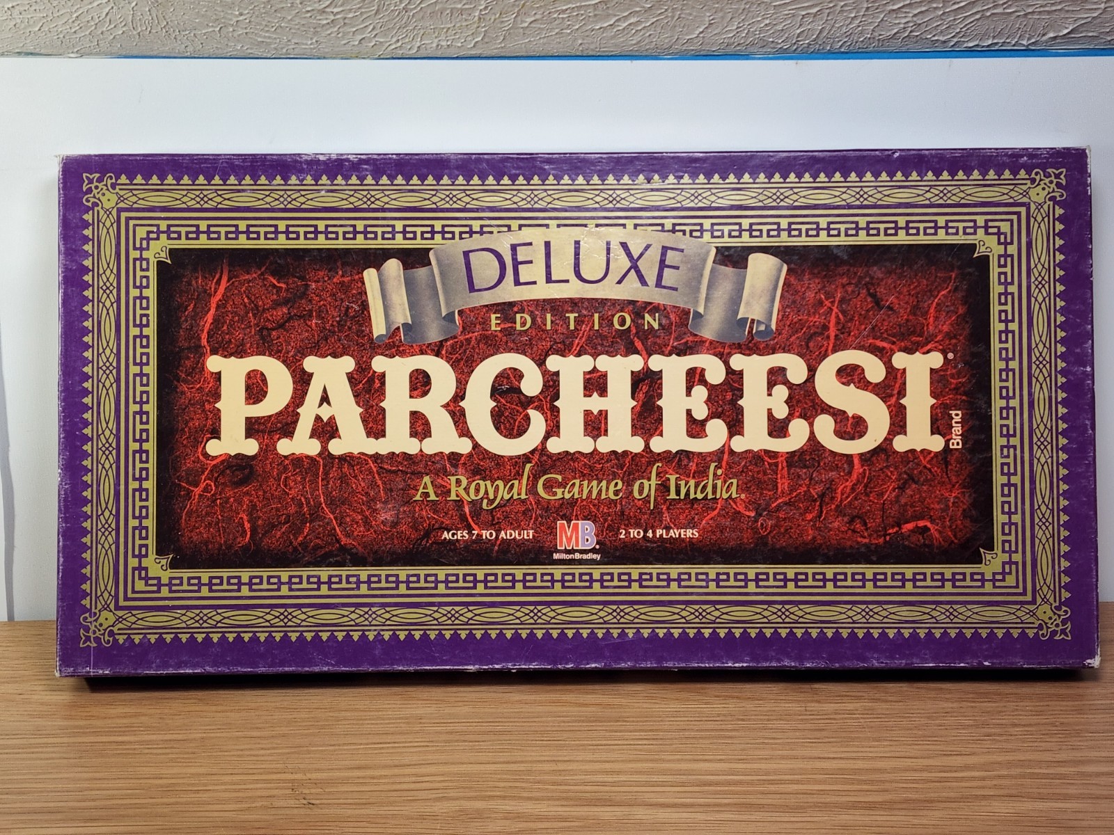 1989 Parcheesi Deluxe Edition Board Game Milton Bradley #4017 100% EUC COMPLETE