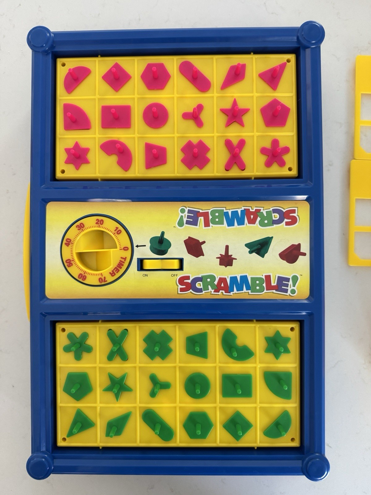 SCRAMBLE! Board Game COMPLETE 2007 Hilco Corp 1-2 Players Junior Version Incl