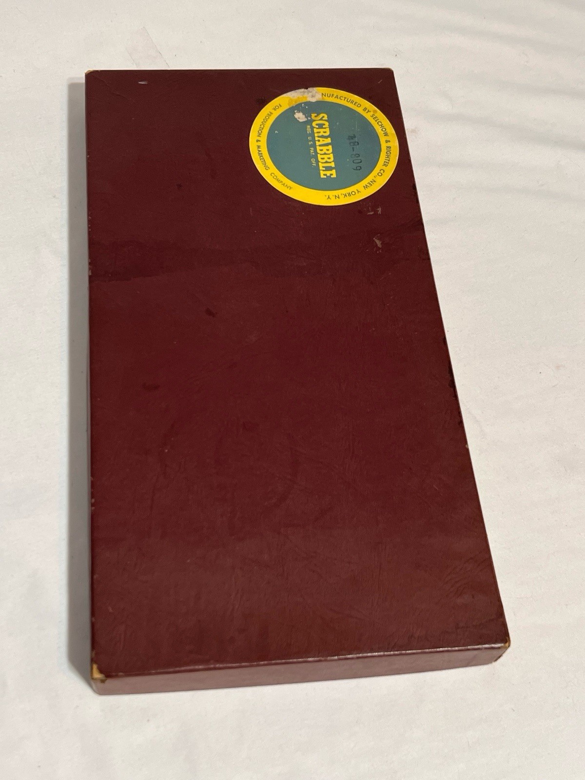 SCRABBLE GAME Vintage 1948 SELCHOW & RIGHTER CO Missing Some Pieces