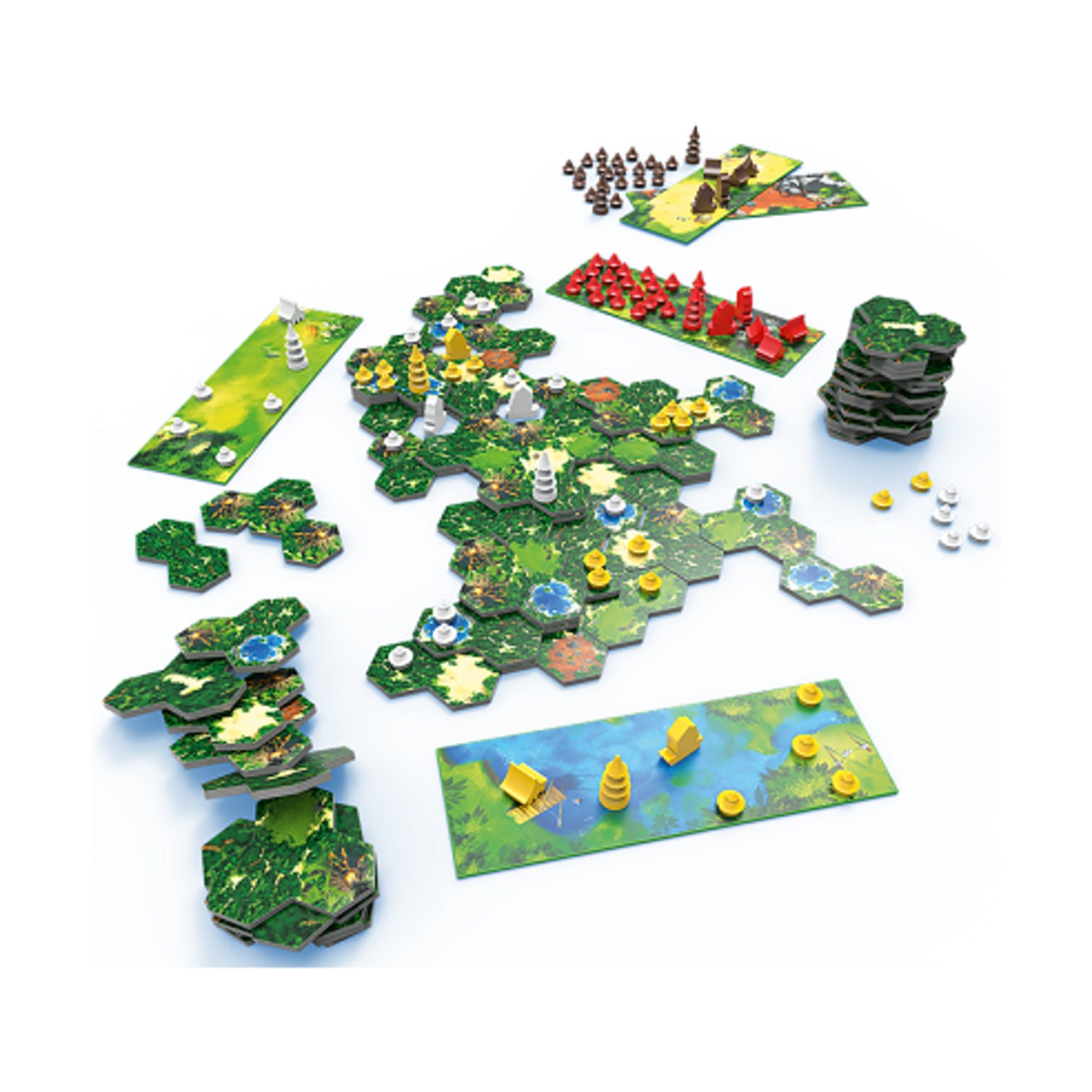 Ferti Boardgame Taluva Deluxe Box VG+/NM