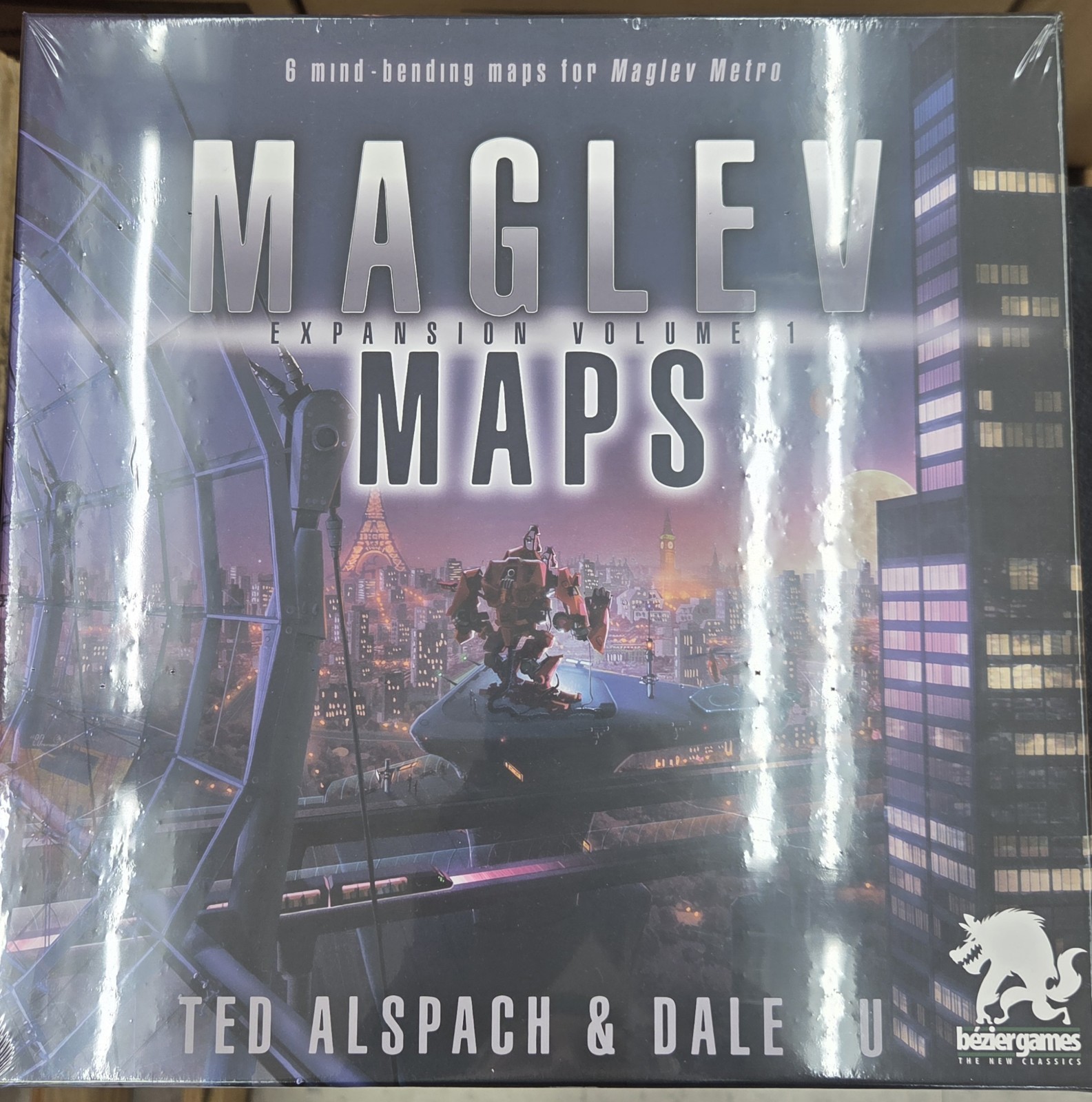 Maglev Maps Expansion Volume 1 Board Game For Maglev Metro New Sealed