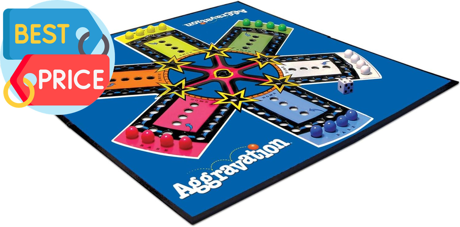 Aggravation with Retro Artwork by Games USA, the Classic Marble Race Game, Grea