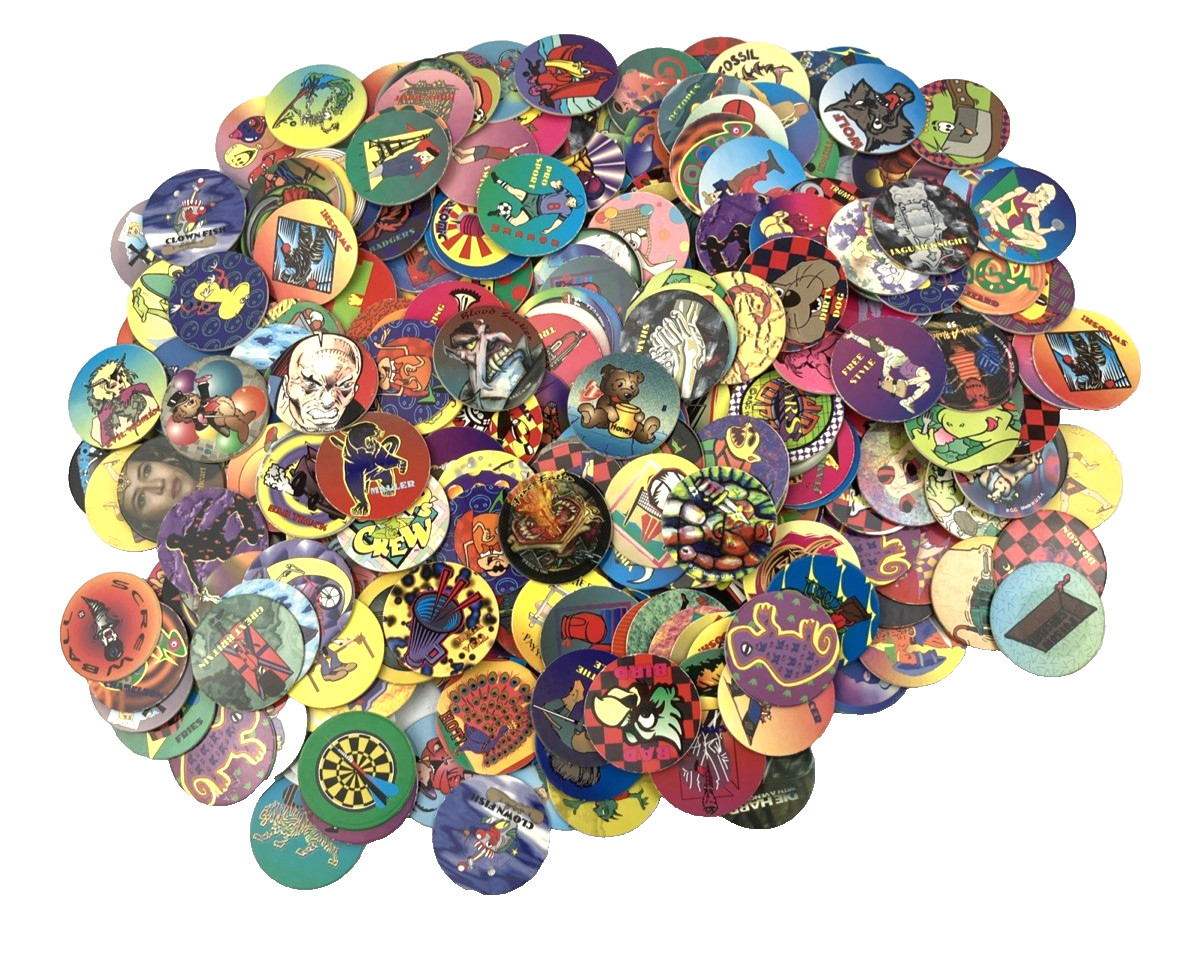 POGS LOT of 300+ Misc Variety Vintage