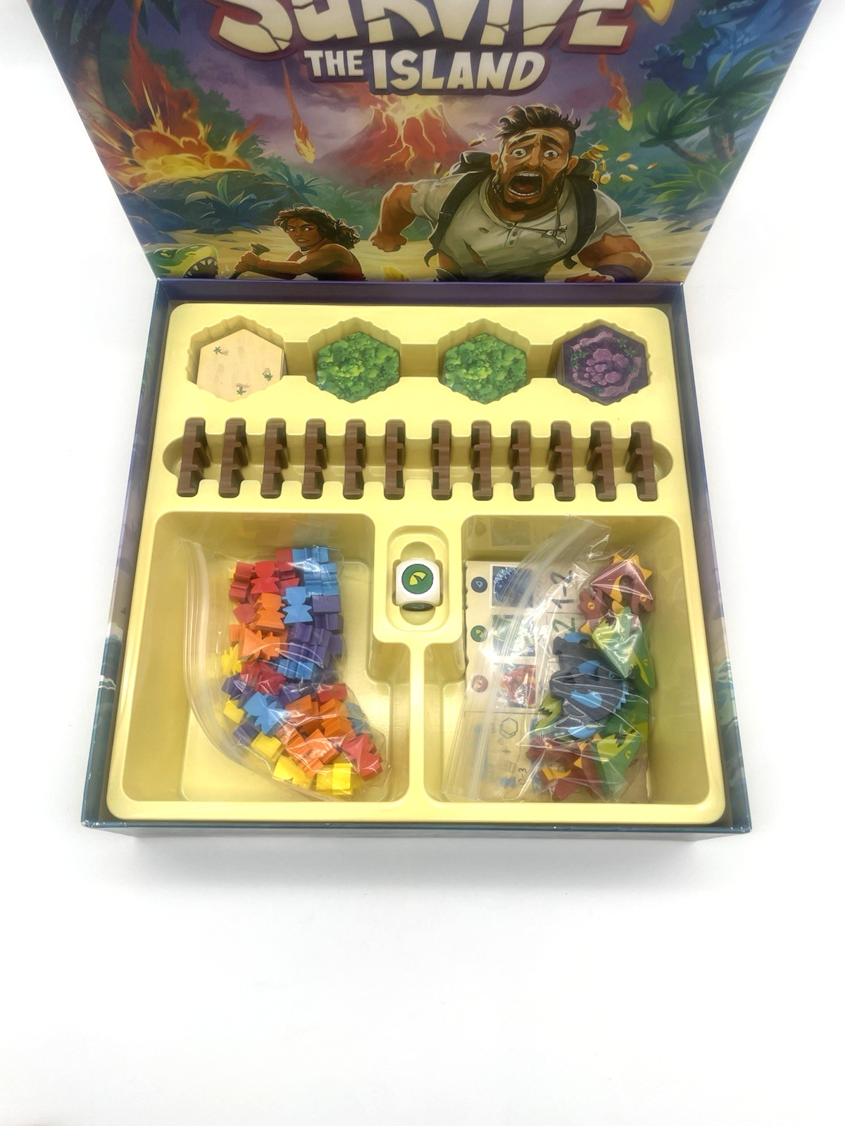 Survive The Island Board Game 2024 Zygomatic Asmodee 100% Complete