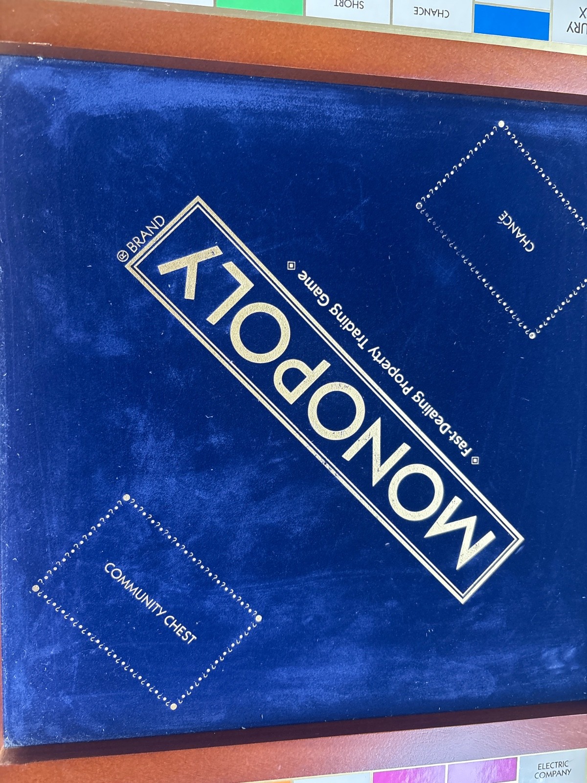 Monopoly Luxury Wooden Edition with Wood Game Board- Used Premium Collectible