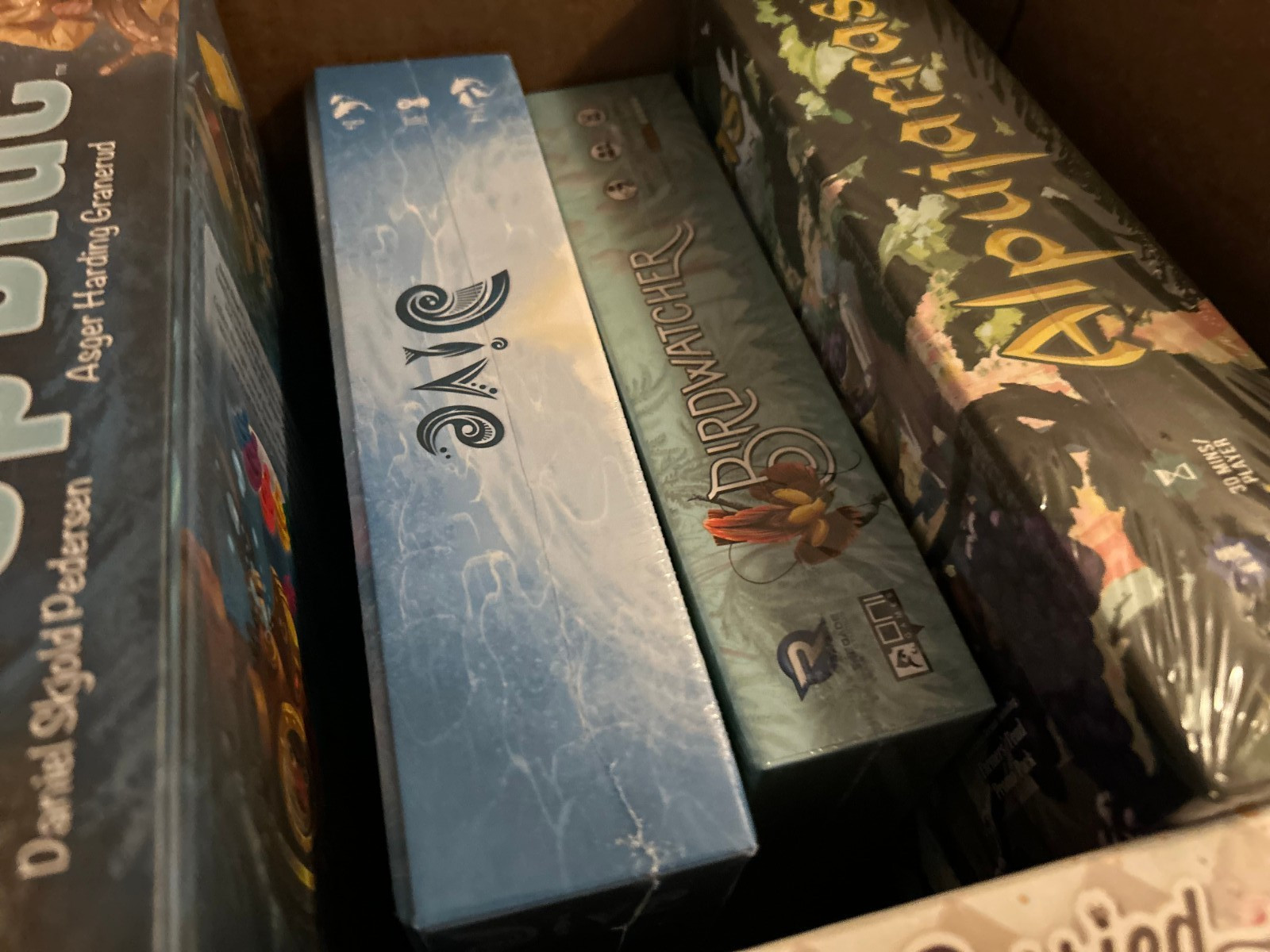 Lot of 5 – Board Game $205 Deep Blue, Berried Treasure, Dive Birdwatcher, Alpuj