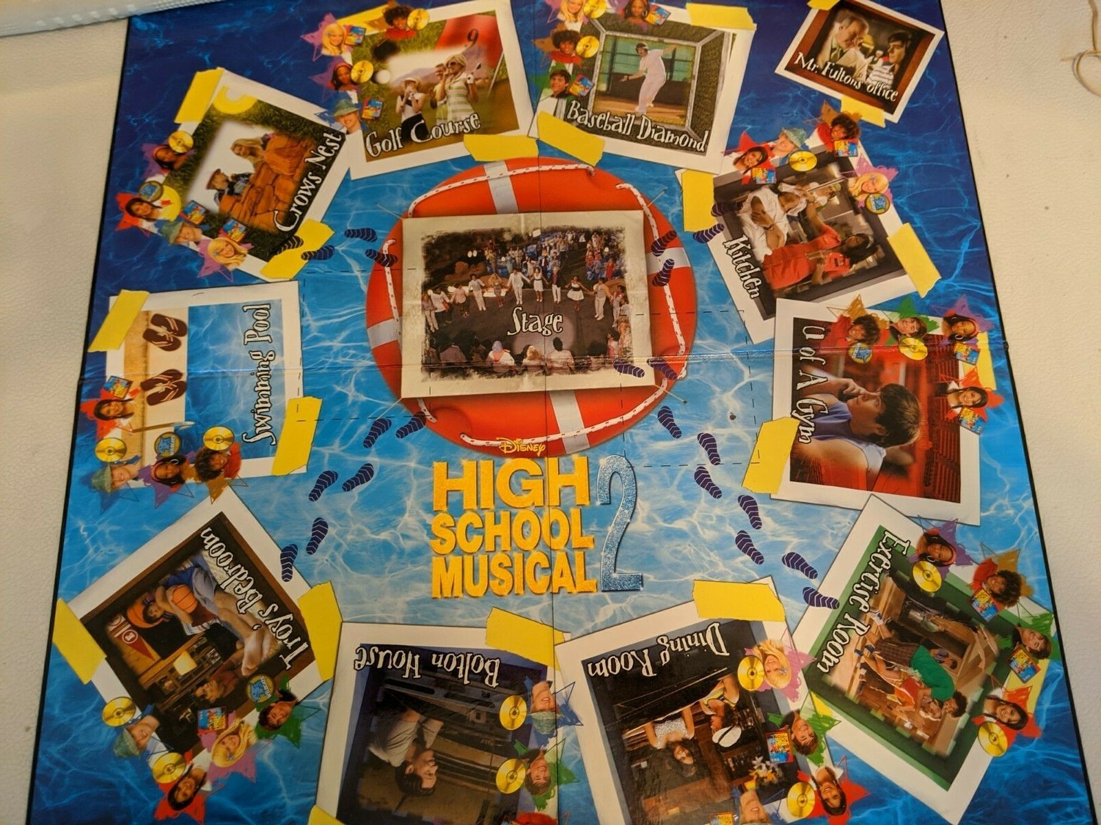 High School Musical CD BOARD GAME Zippered Carrying Case