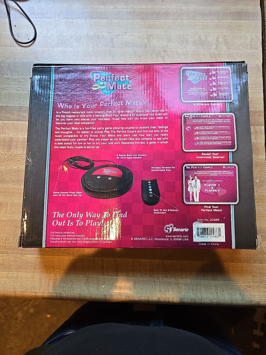 The Perfect Mate Wireless Video Game TV Plug In NEW In Box 2005 Up To 8 Players