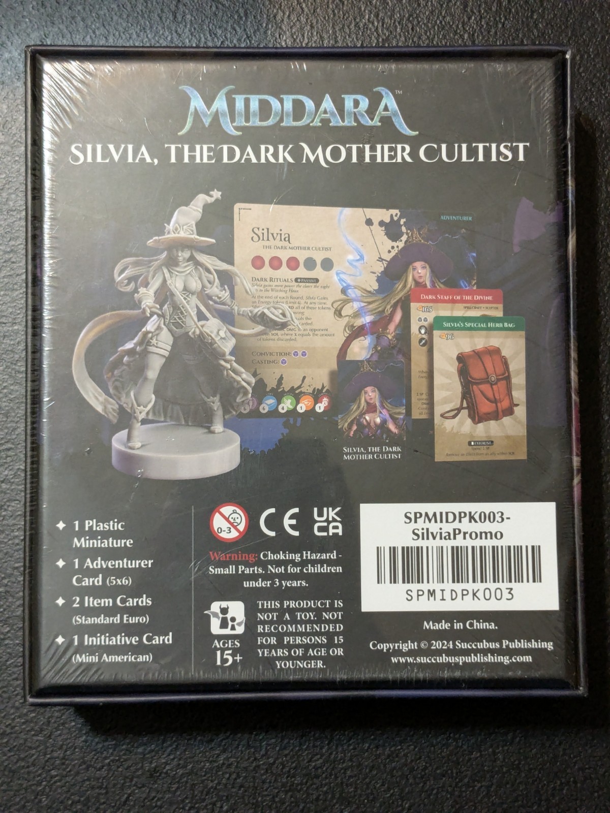 Middara Silvia, The Dark Mother Cultist Promo – 2024 Succubus Publishing – NEW!