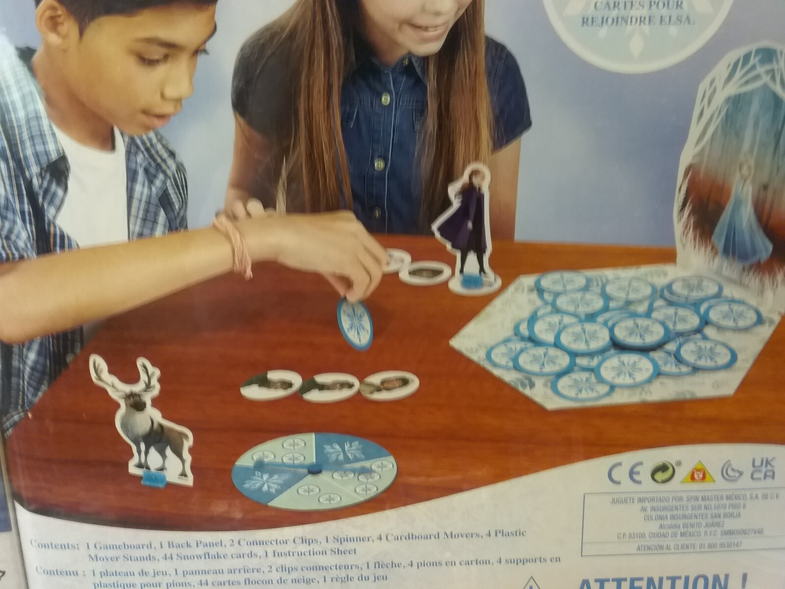 DISNEY FROZEN 2IN1 48 PIECE GLITTER PUZZLE AND SNOWFLAKE JOURNEY BOARD GAME 5+