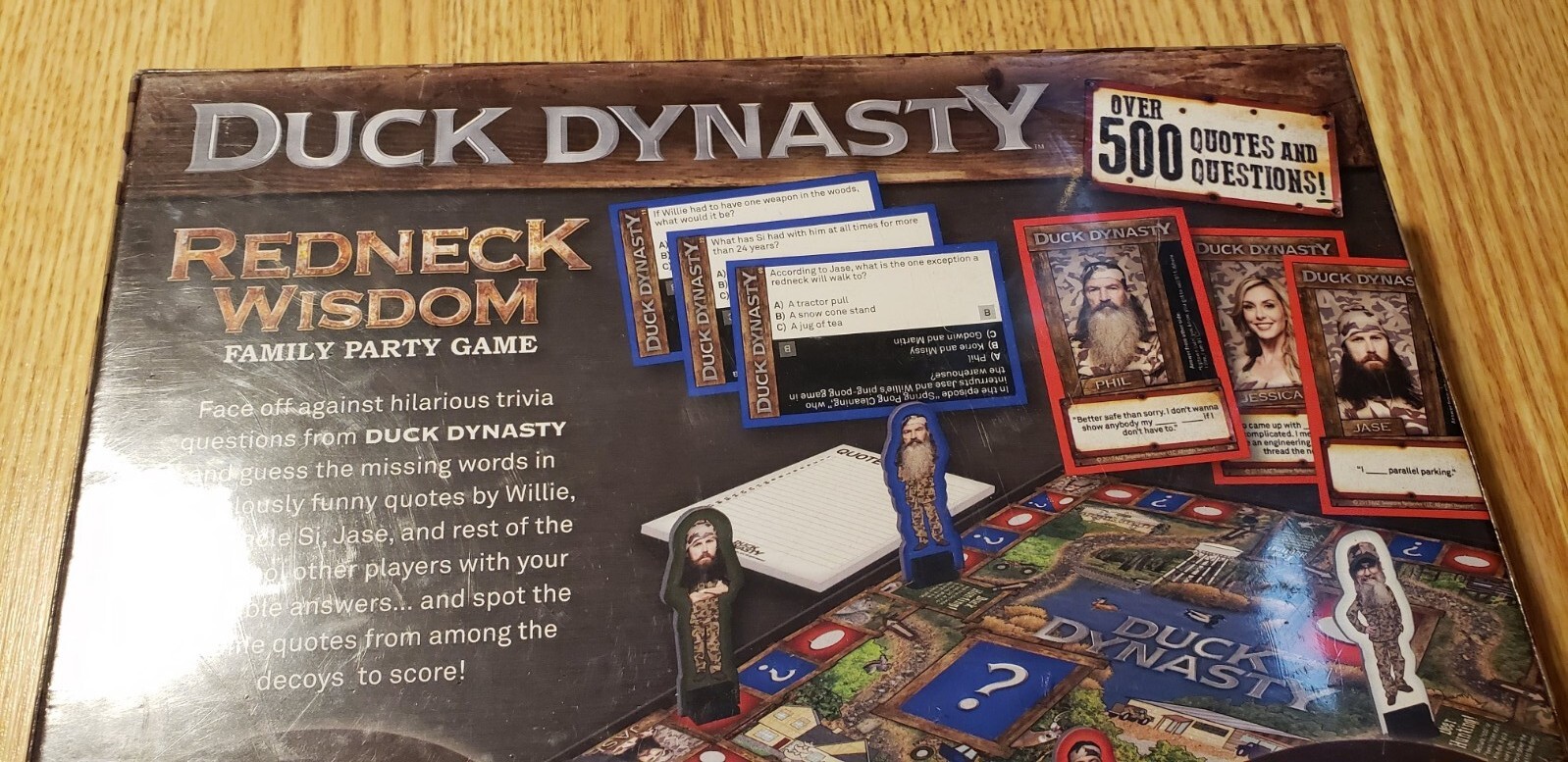 Duck Dynasty Board Game New 2 to 12 Players Redneck Wisdom Party Factory Sealed
